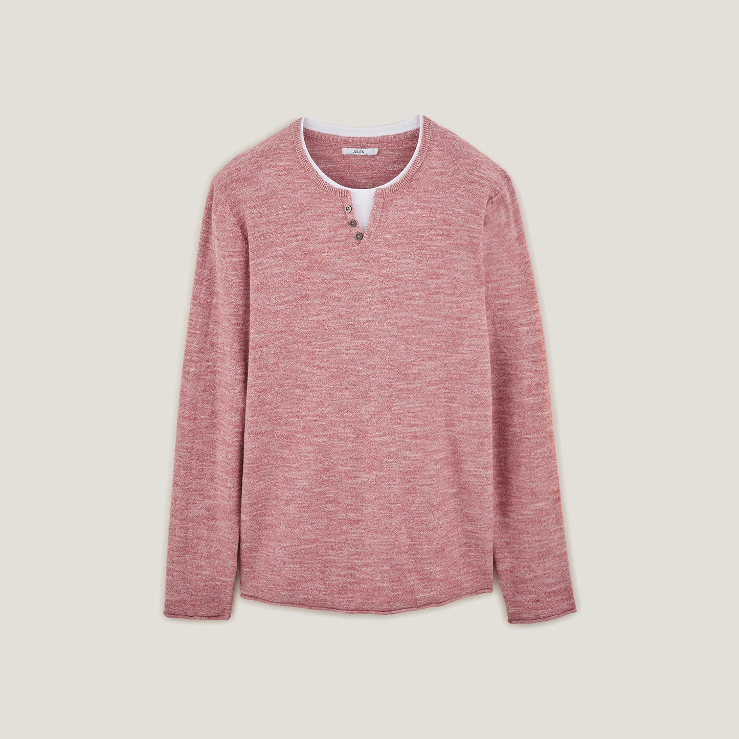 Pull à col tunisien 2 en 1