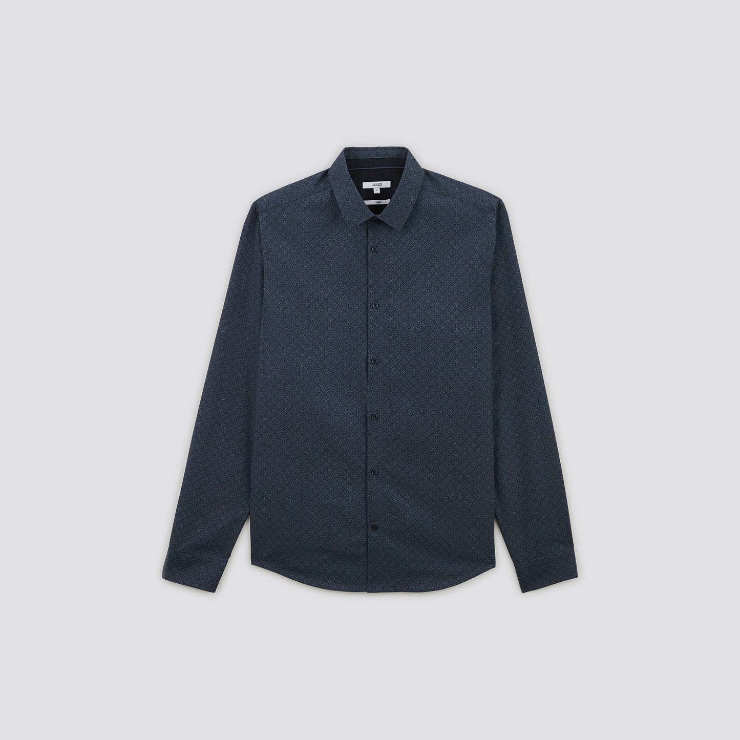 Chemise regular imprimé géométrique coton biologique