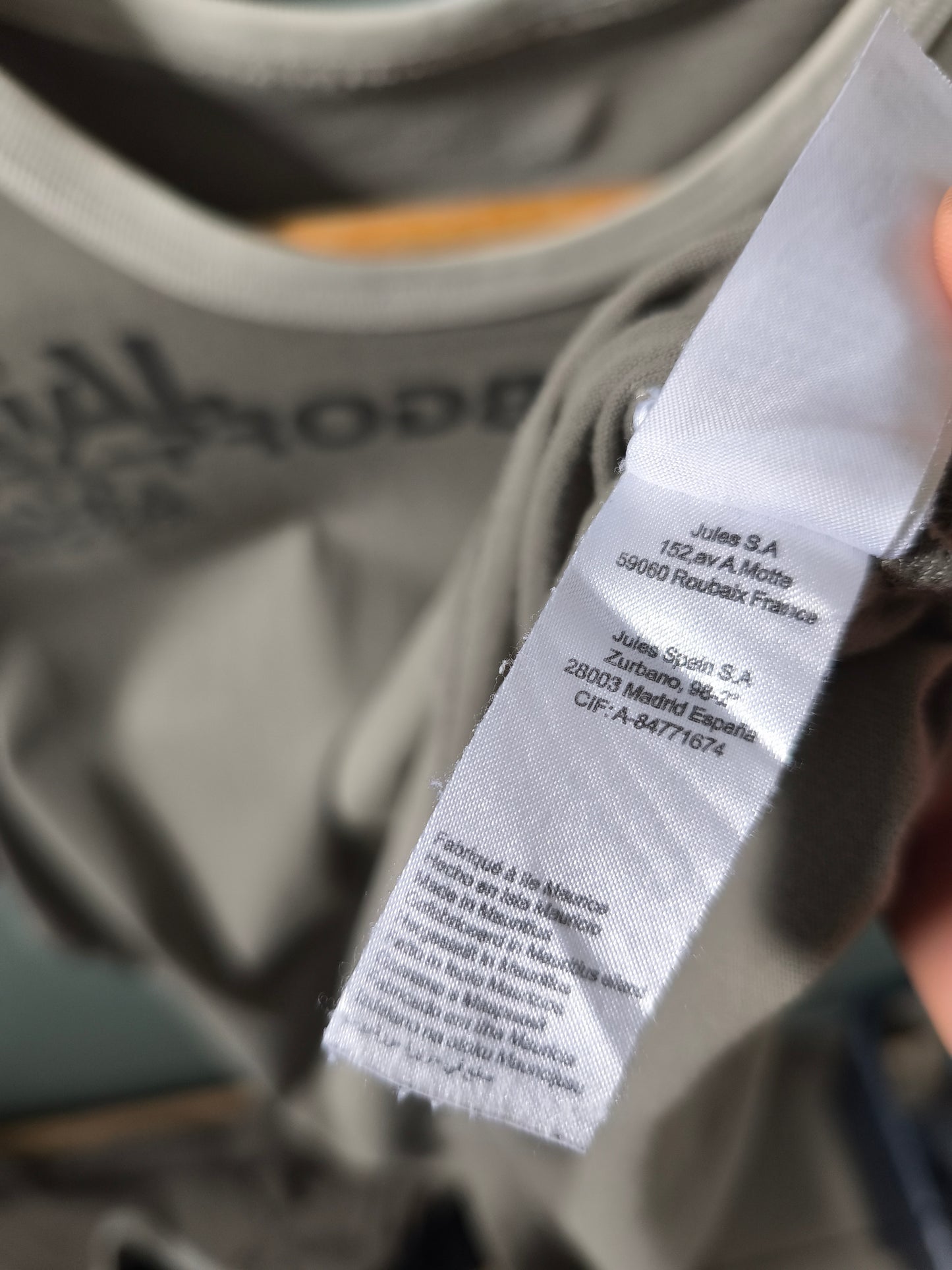 Tee shirt gris clair