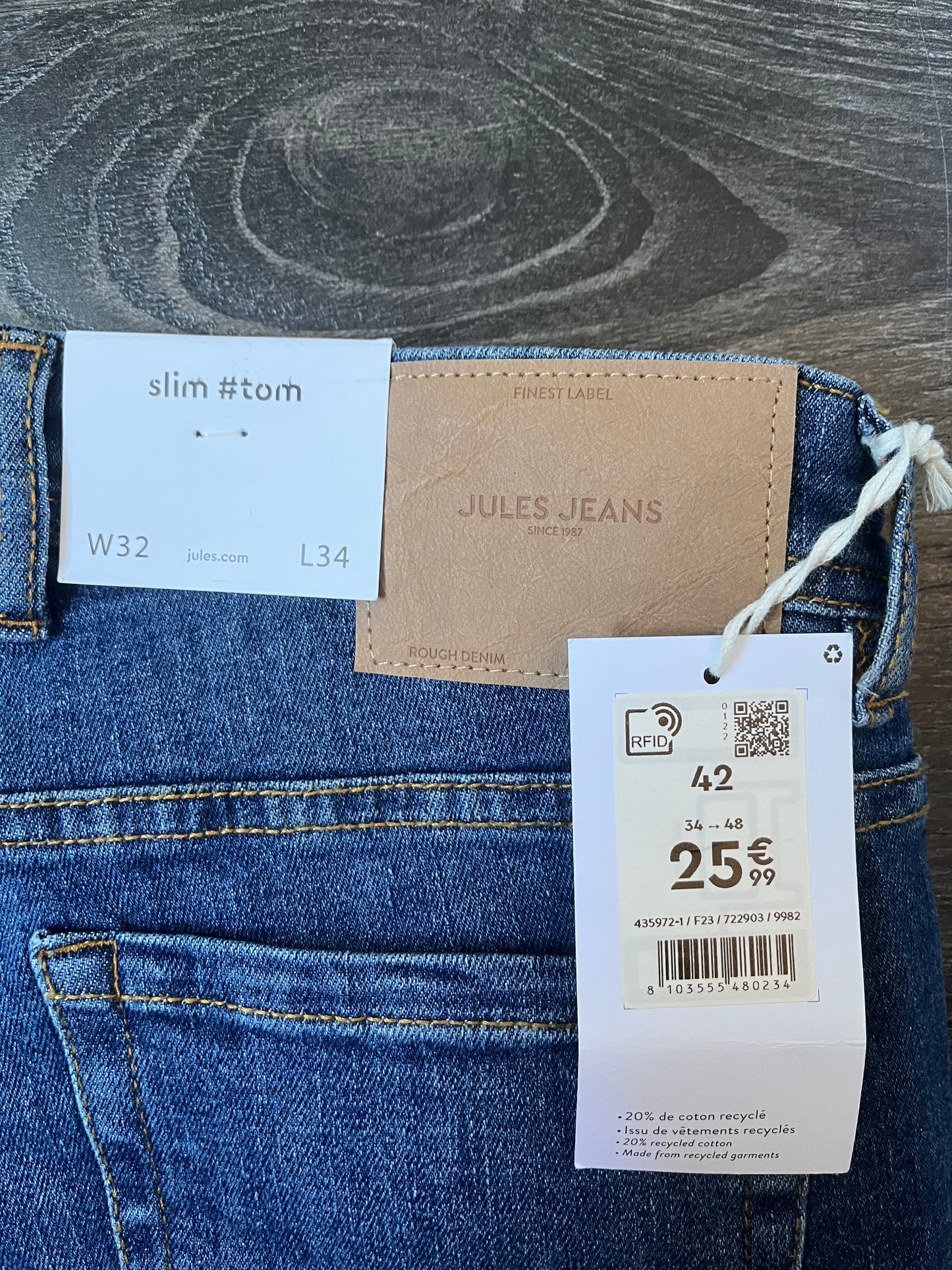 Jean bleu classique