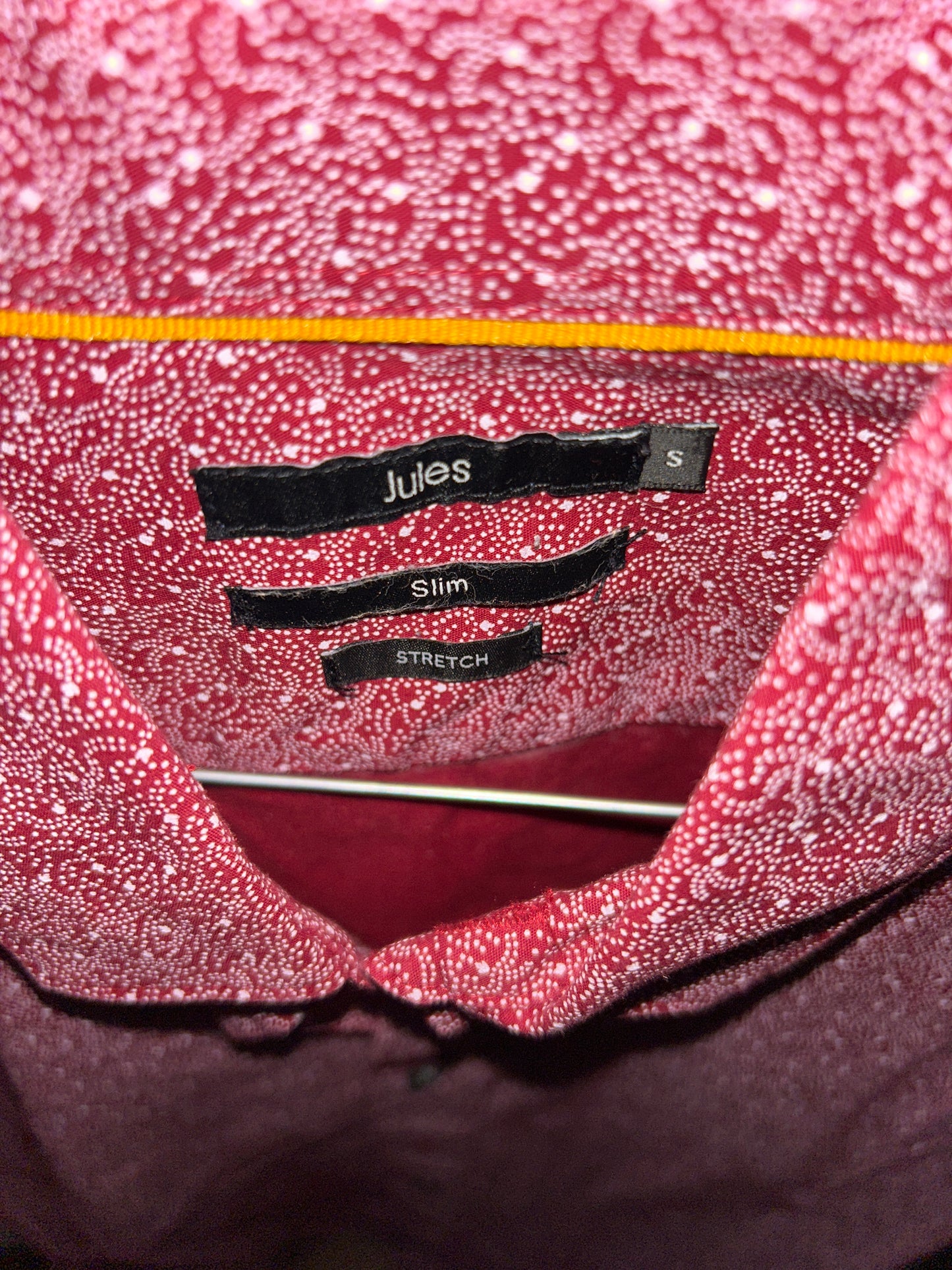 Chemise manches courtes slim imprimée