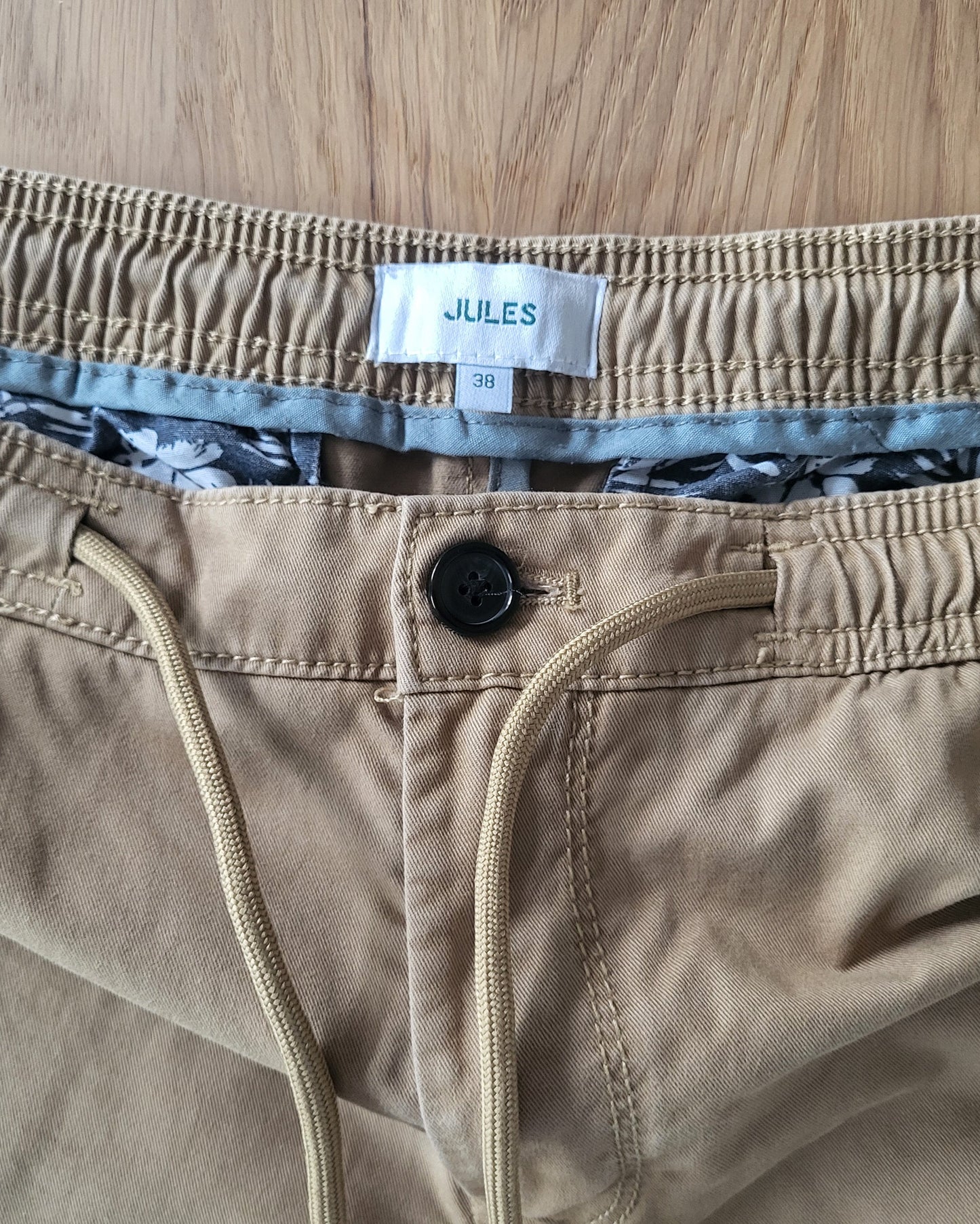 Bermuda chino taille élastiquée