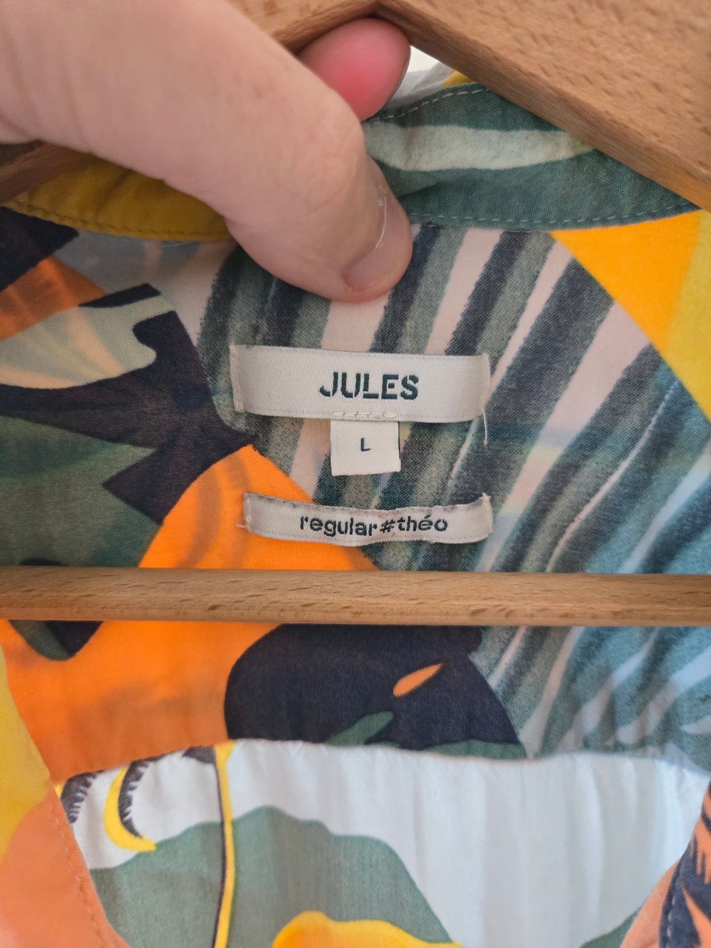 Chemise hawaïenne palmiers viscose ecovero