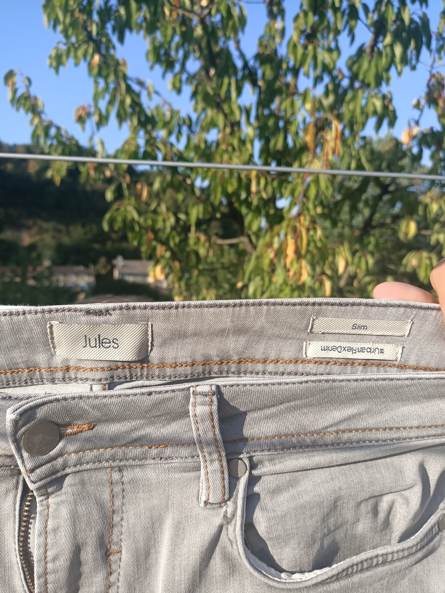 Jean Slim Urbanflex gris