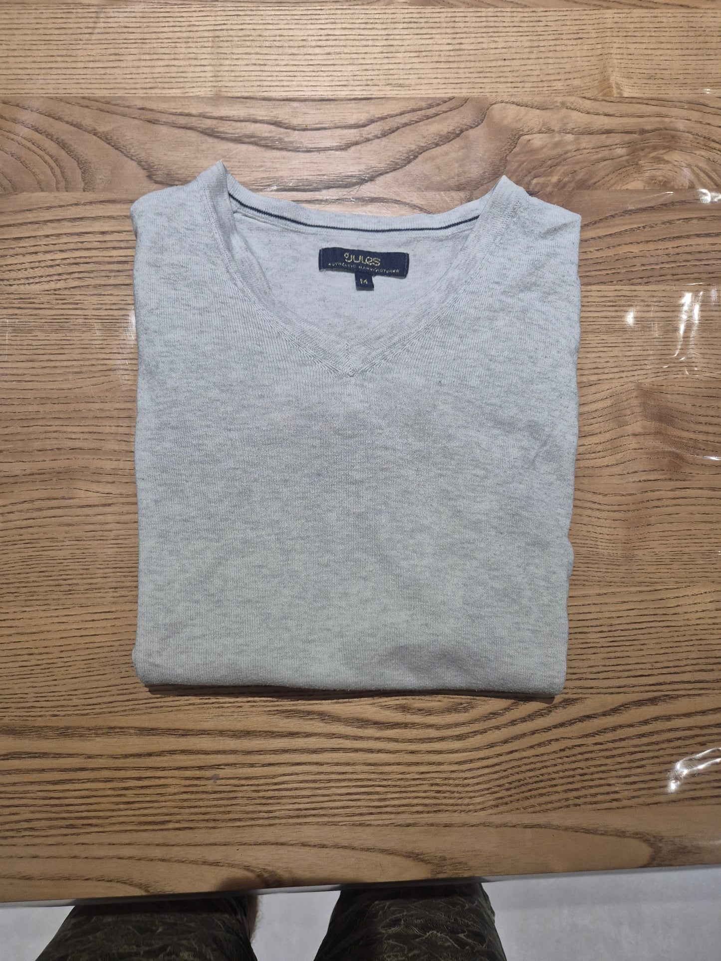Pull léger gris taille M