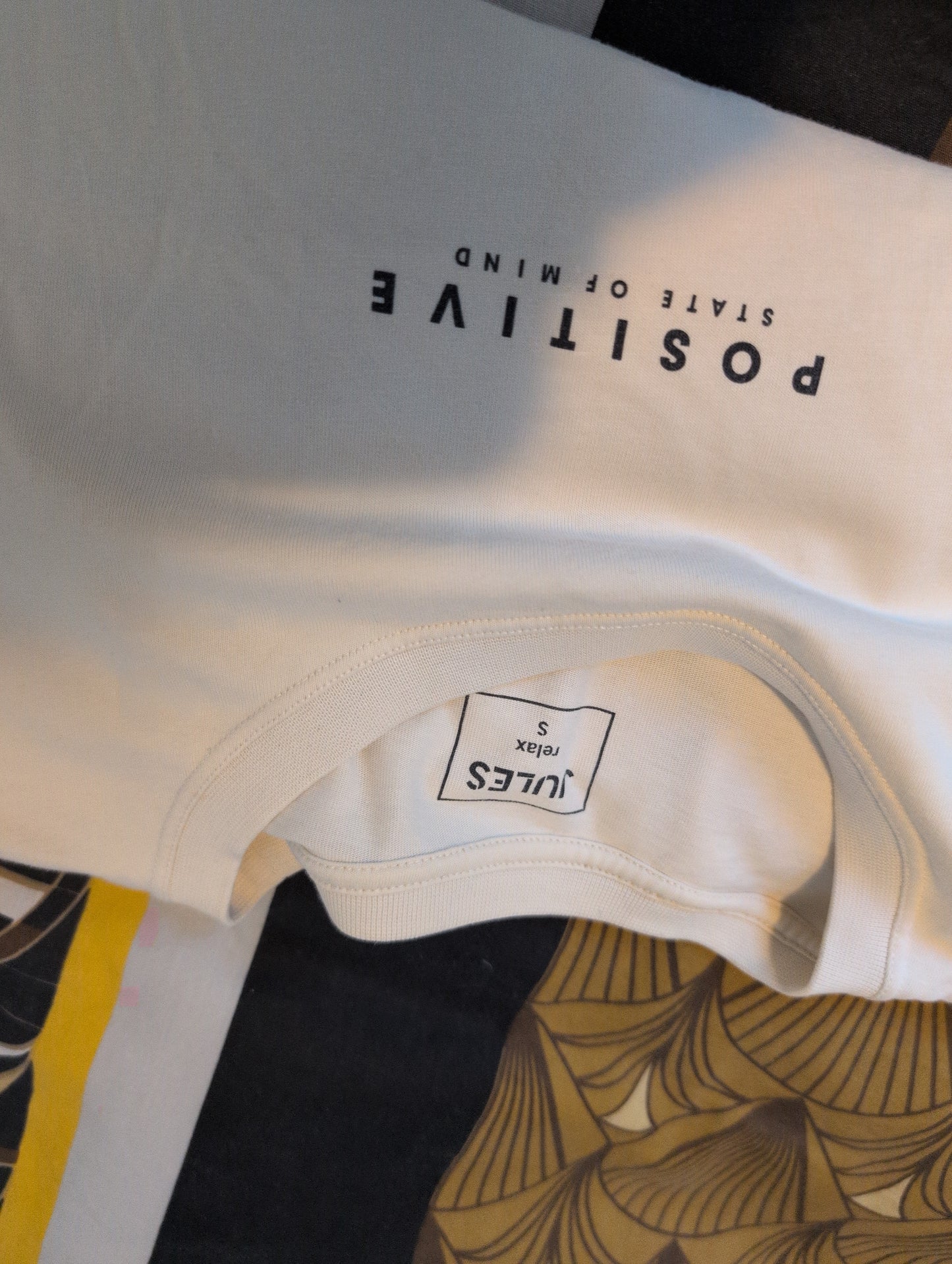 Tee shirt imprimé positive devant et dos