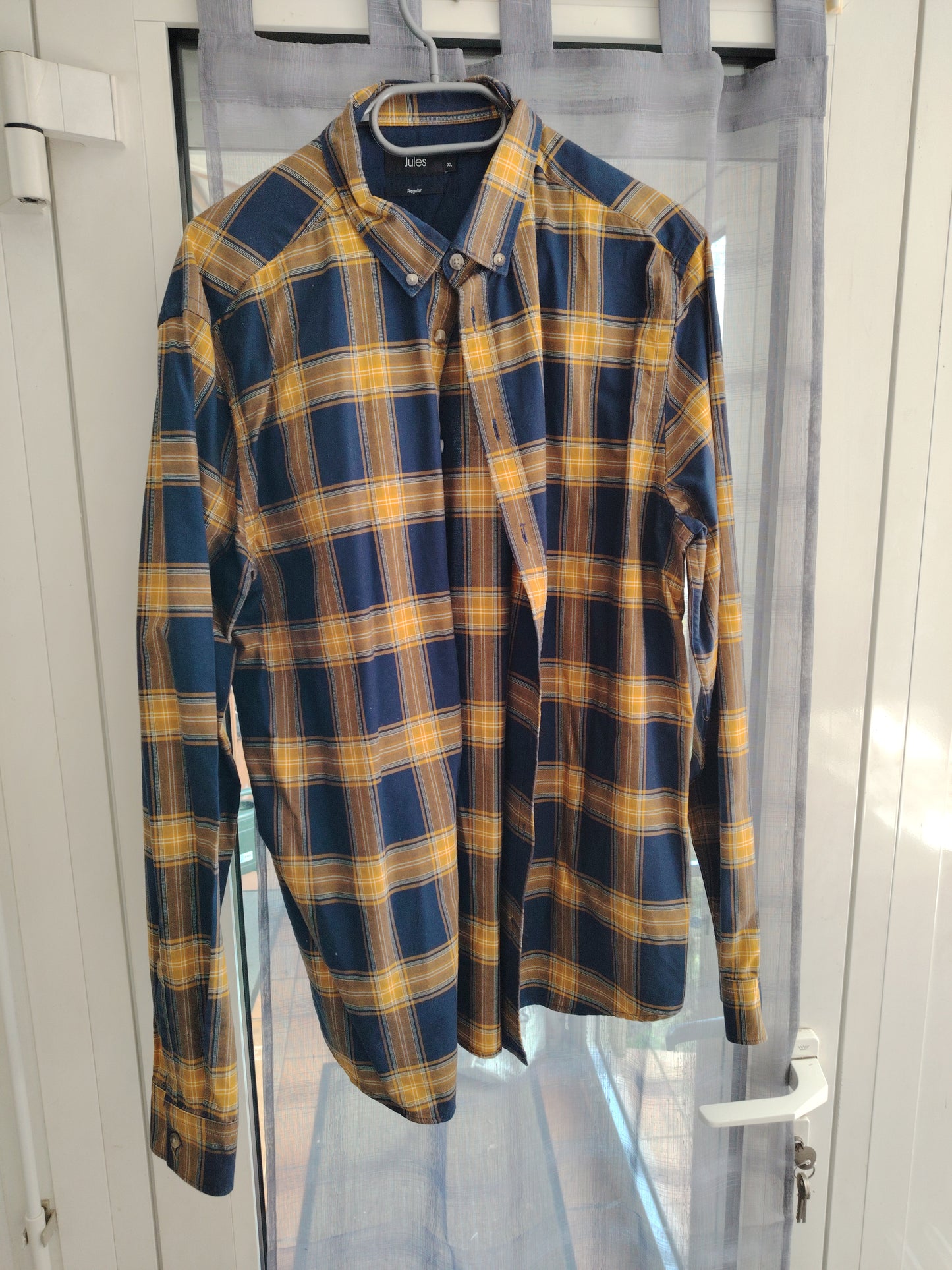 Chemise regular à carreaux