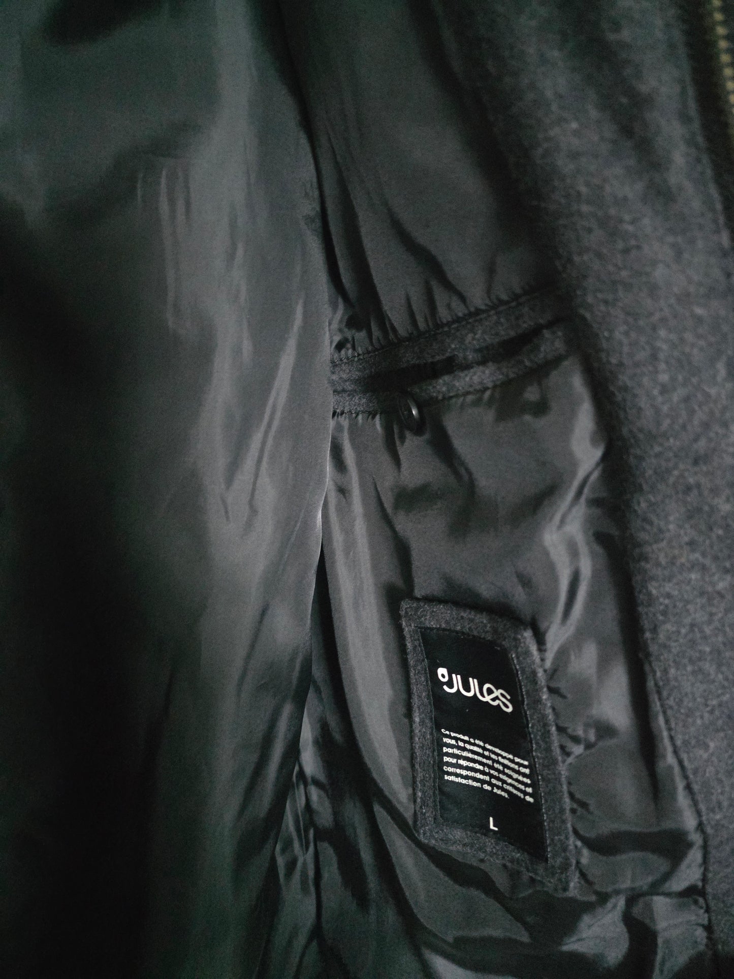 Veste gris foncée