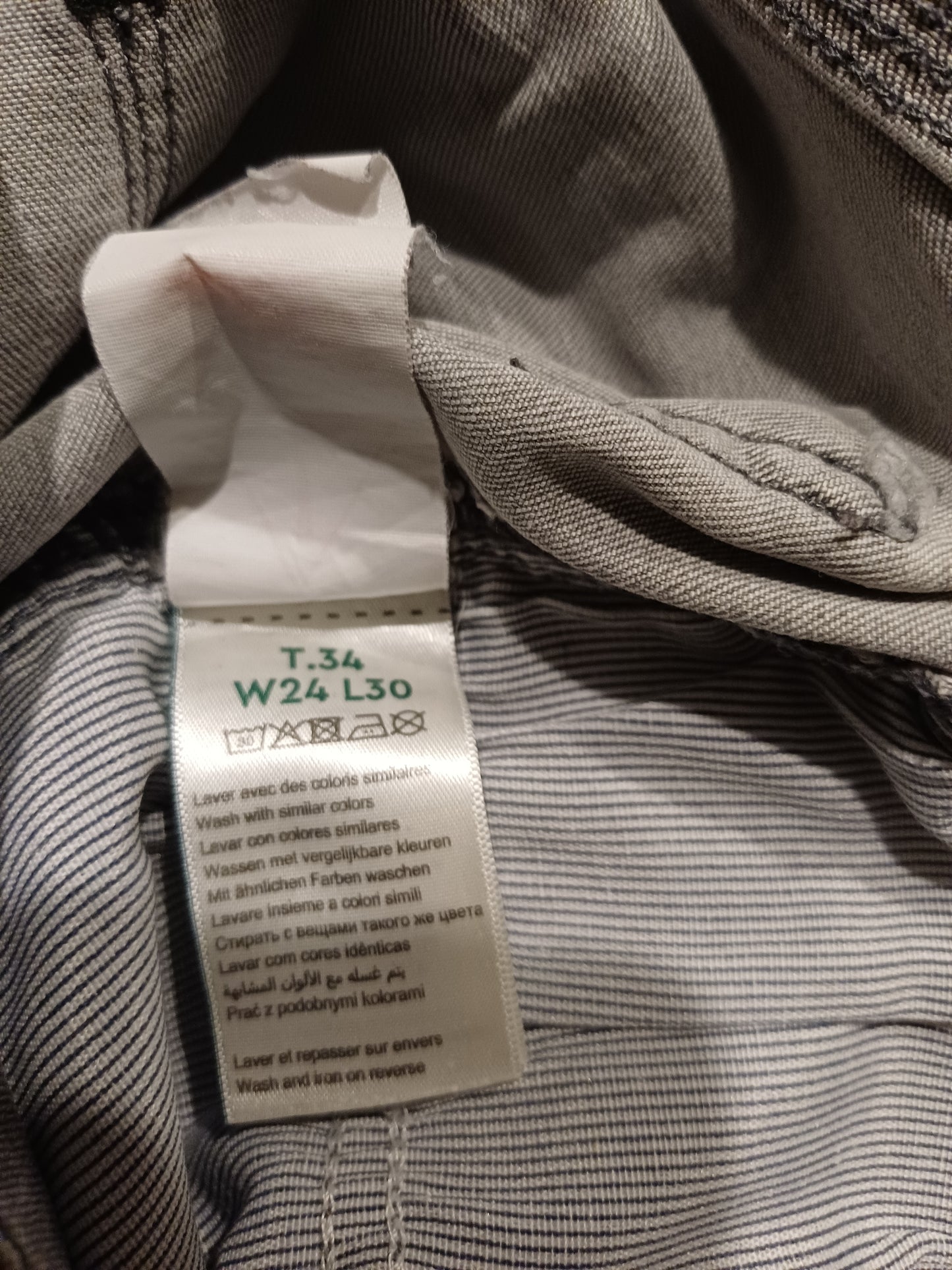 Jean skinny 3 longueurs en polyester recyclé
