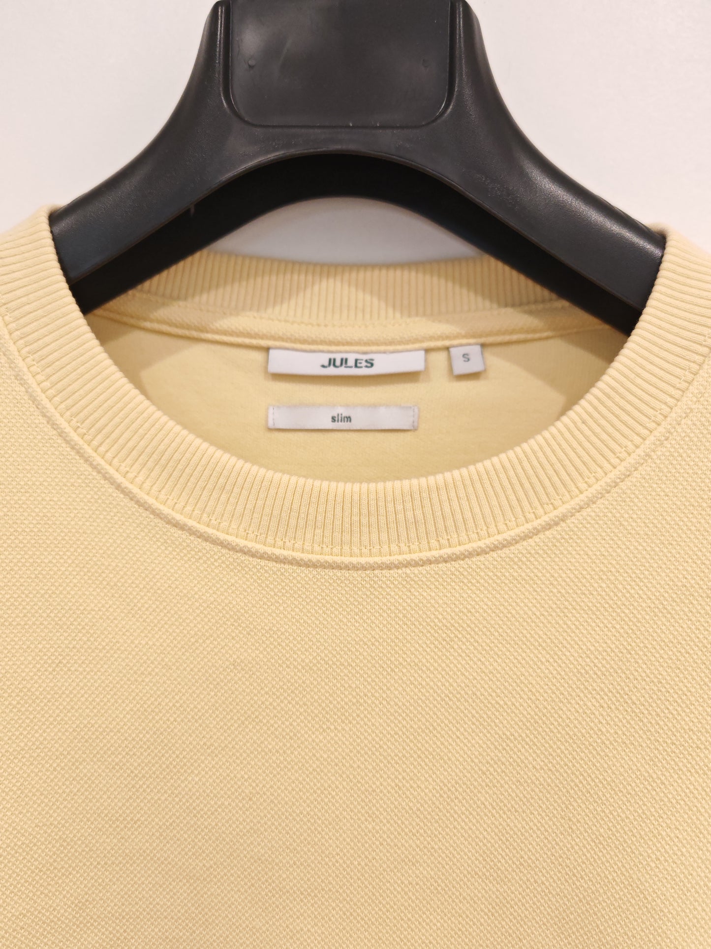 Sweat piqué à col rond