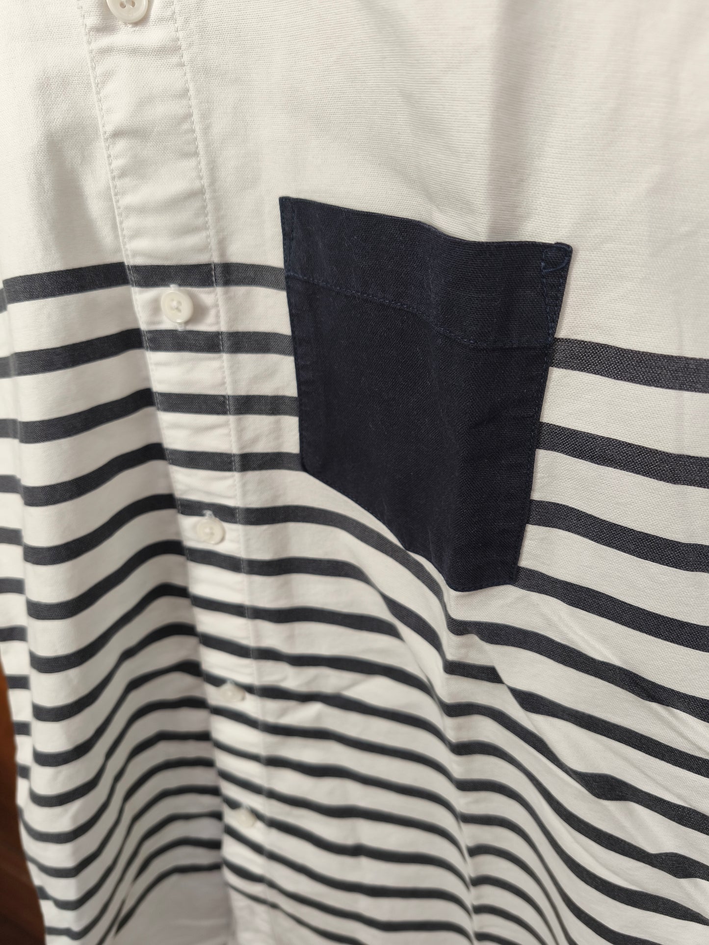 Chemise rayures bleues