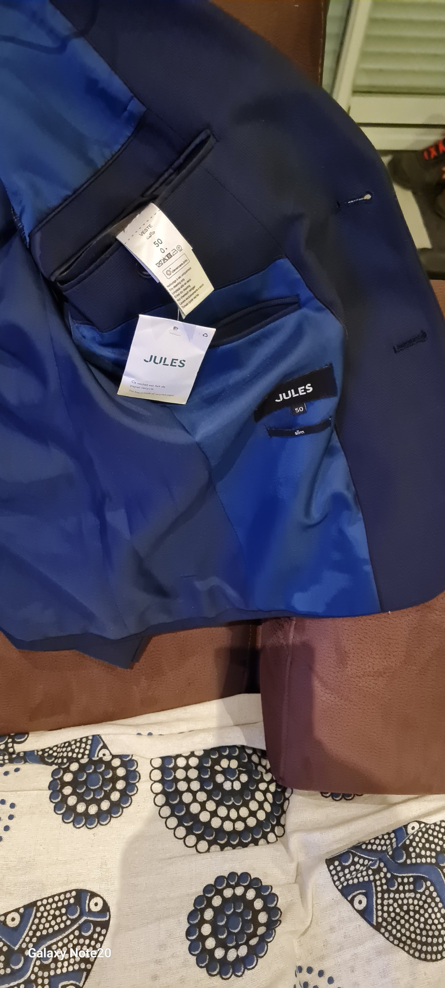 Veste bleu marine