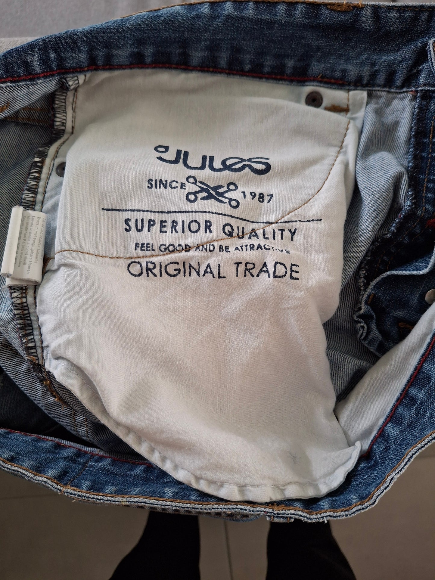 Jean straight bleue