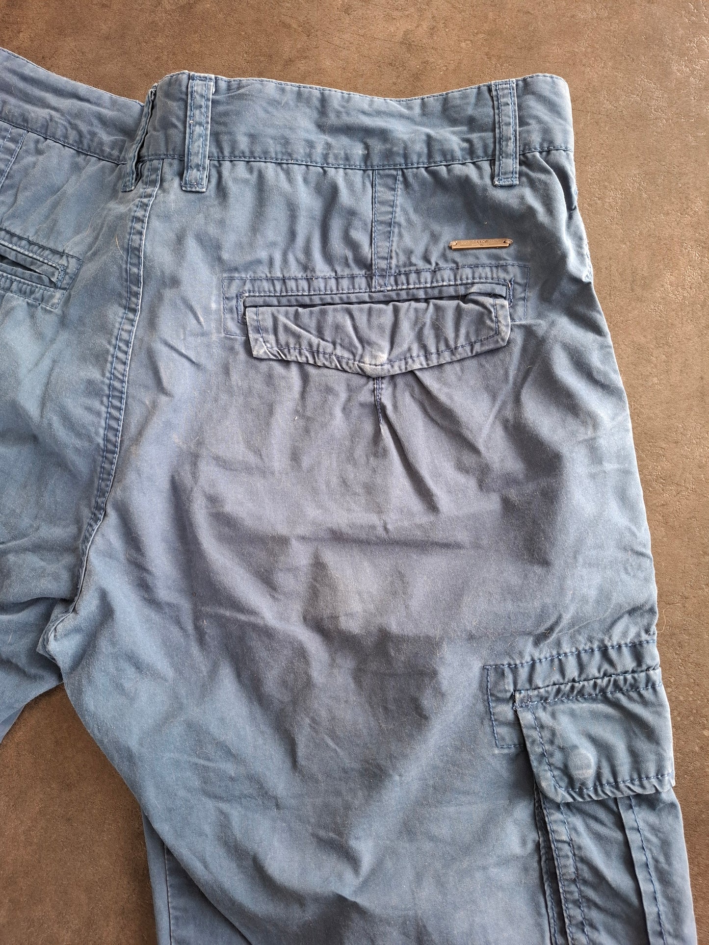 Pantacourt bleu taille 40 coupe regular waist 40