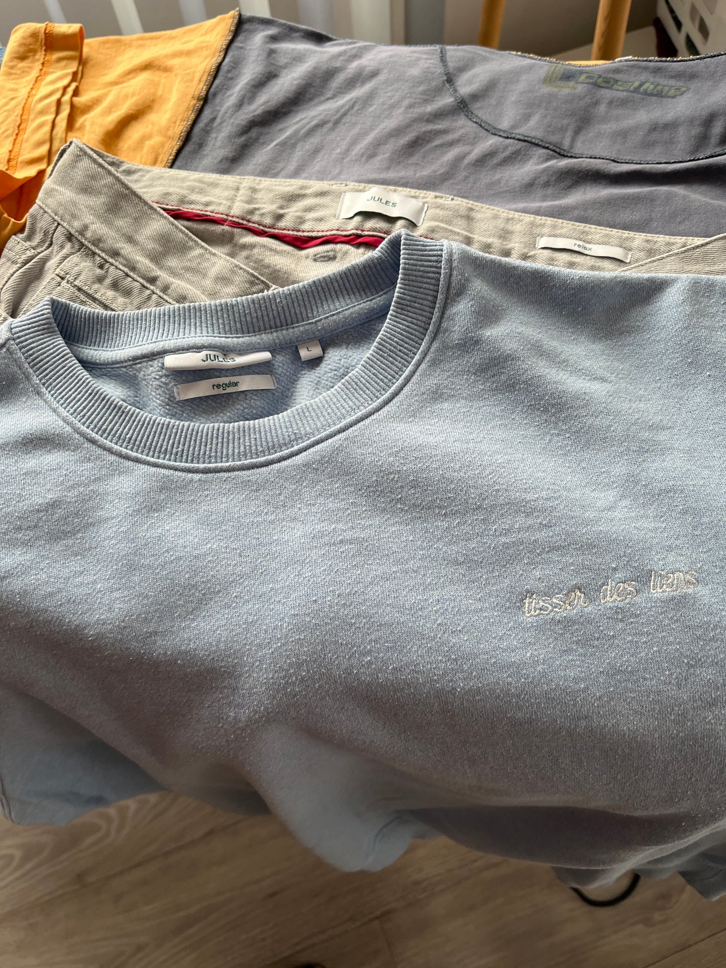 Sweat à col rond 100 % recyclé