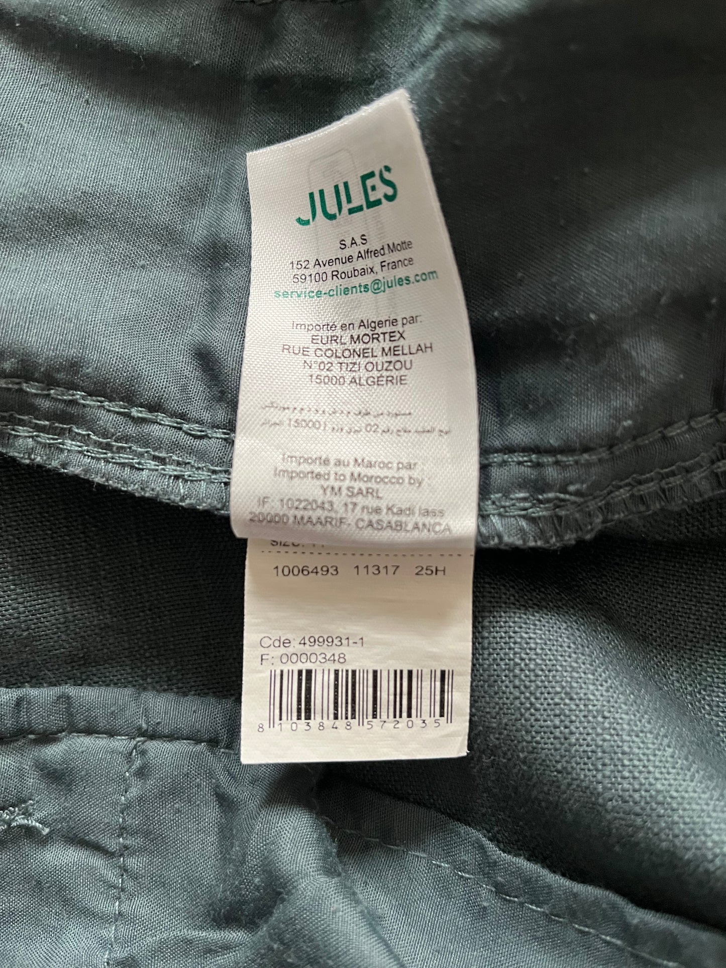Pantalon toile