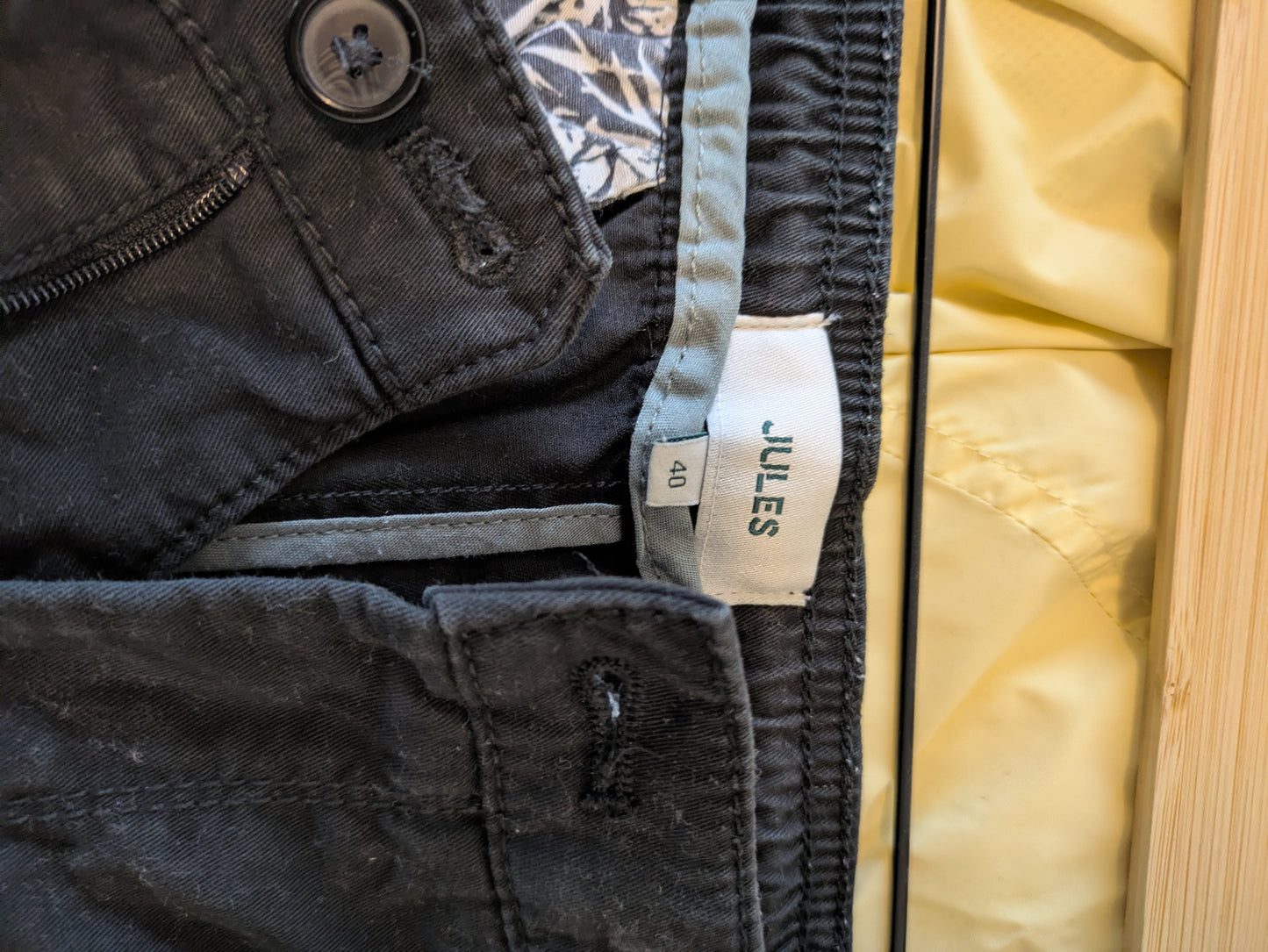 Bermuda chino taille élastiquée