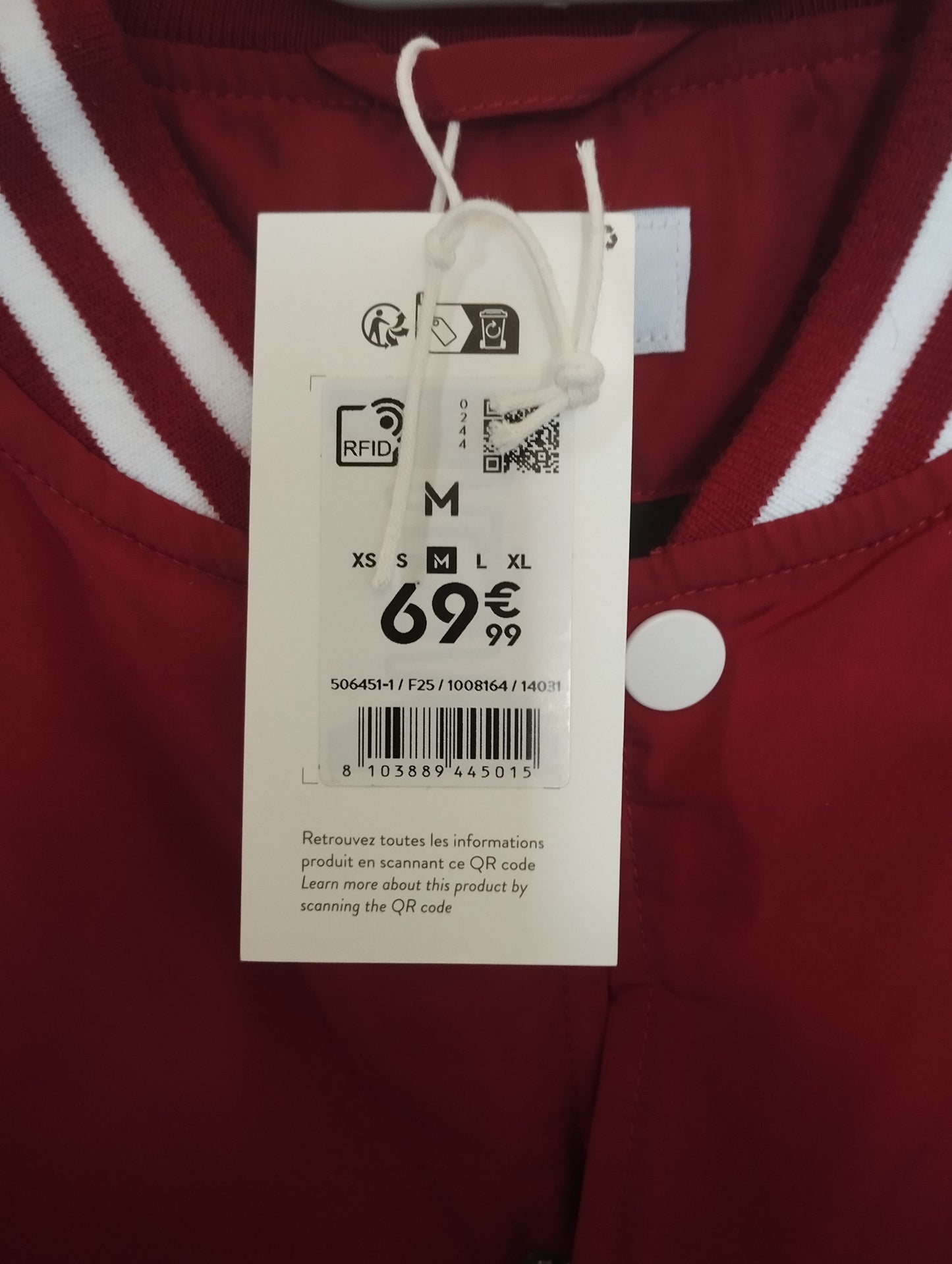 Blouson rouge