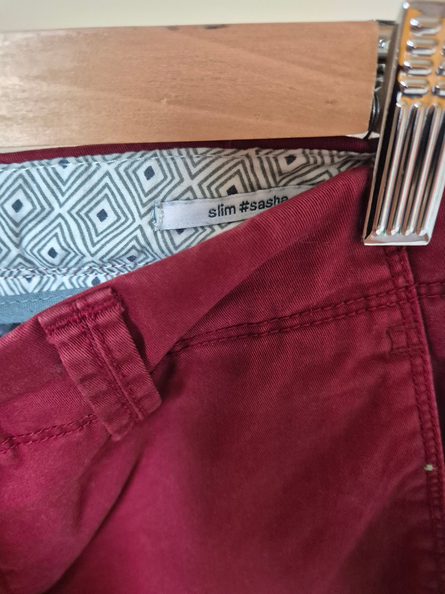 Chino bordeaux