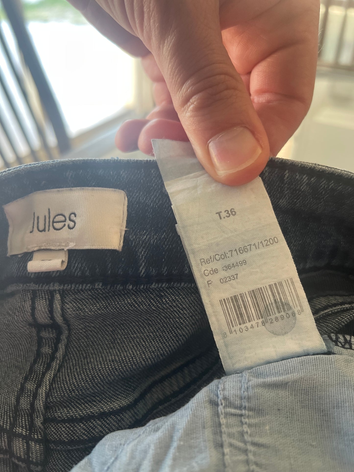 Bermuda denim stone wash
