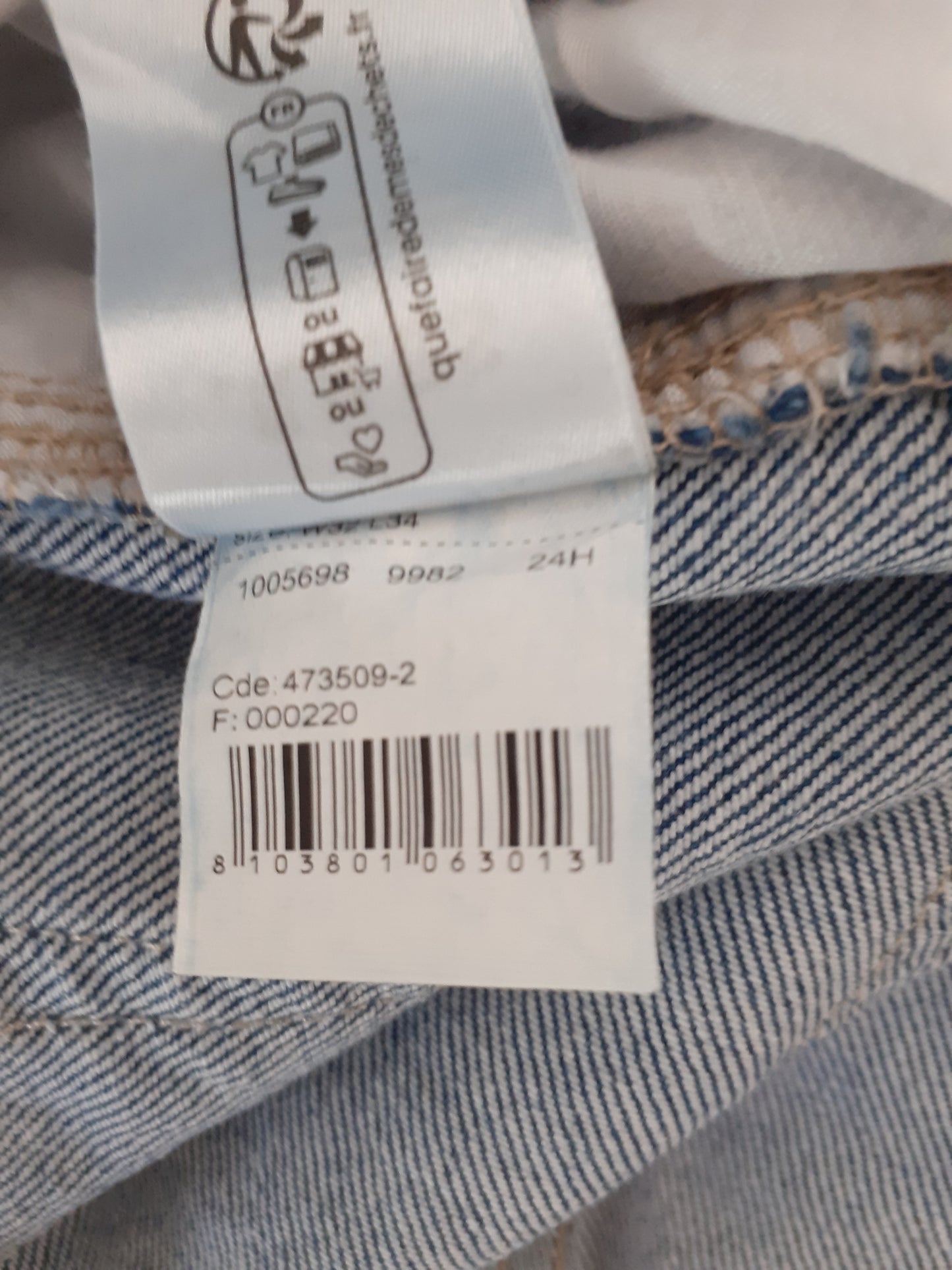 Pantalon denim charpentier