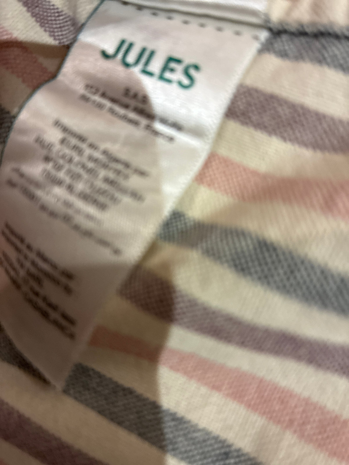 Chemise regular oxford à rayures multicolore coton biologique