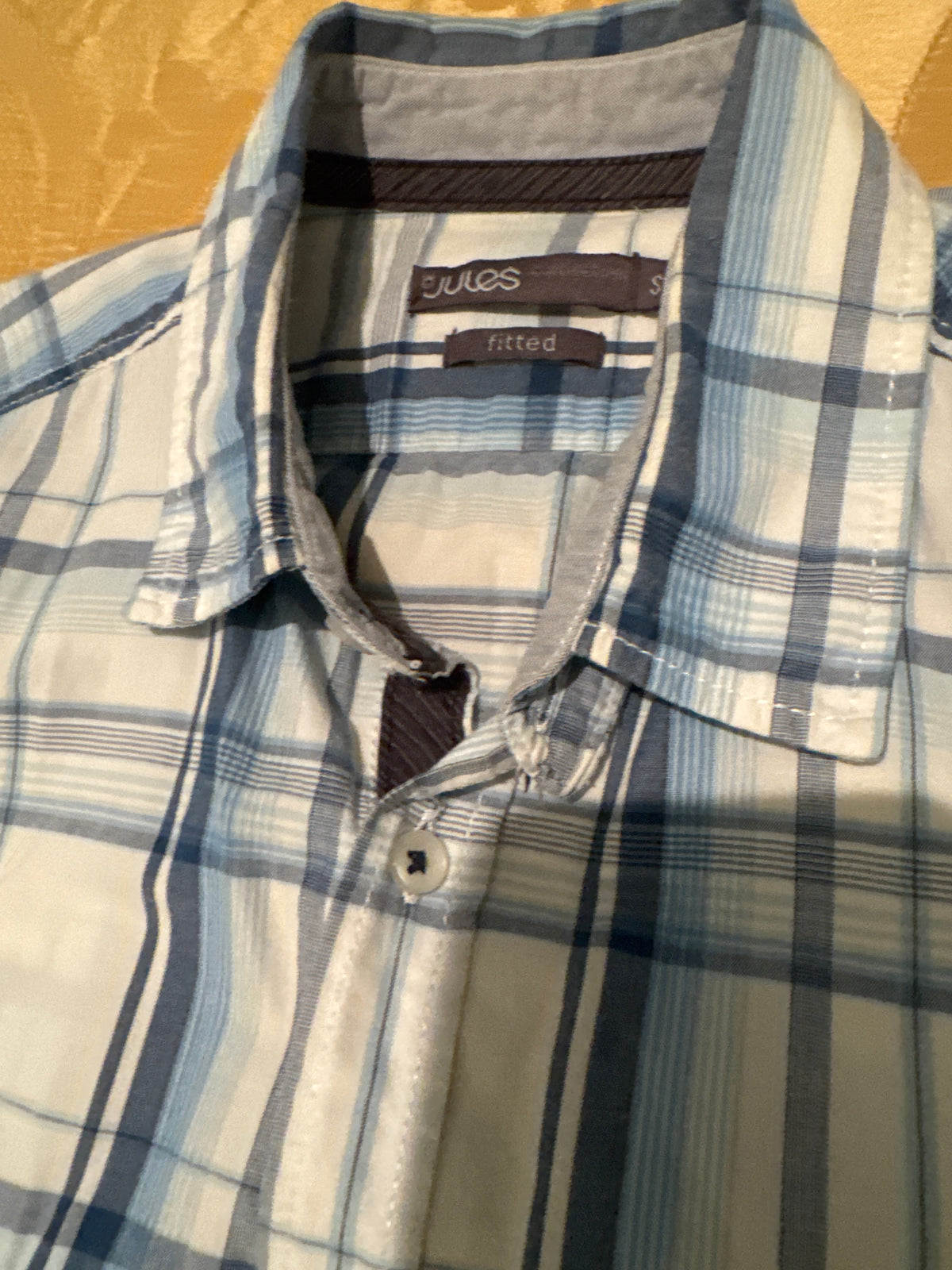 Chemise manches courtes à carreaux