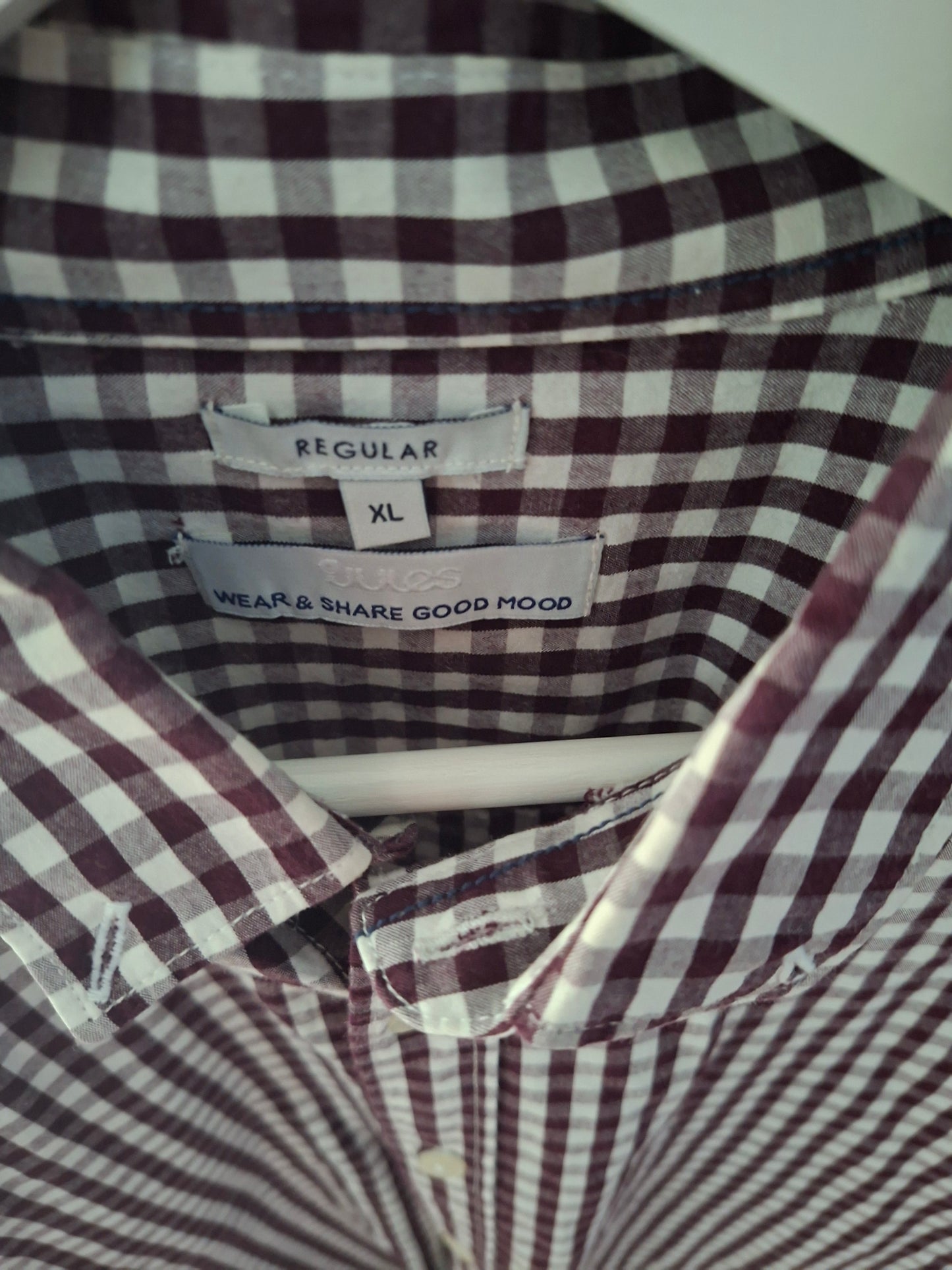 Chemise regular à carreaux