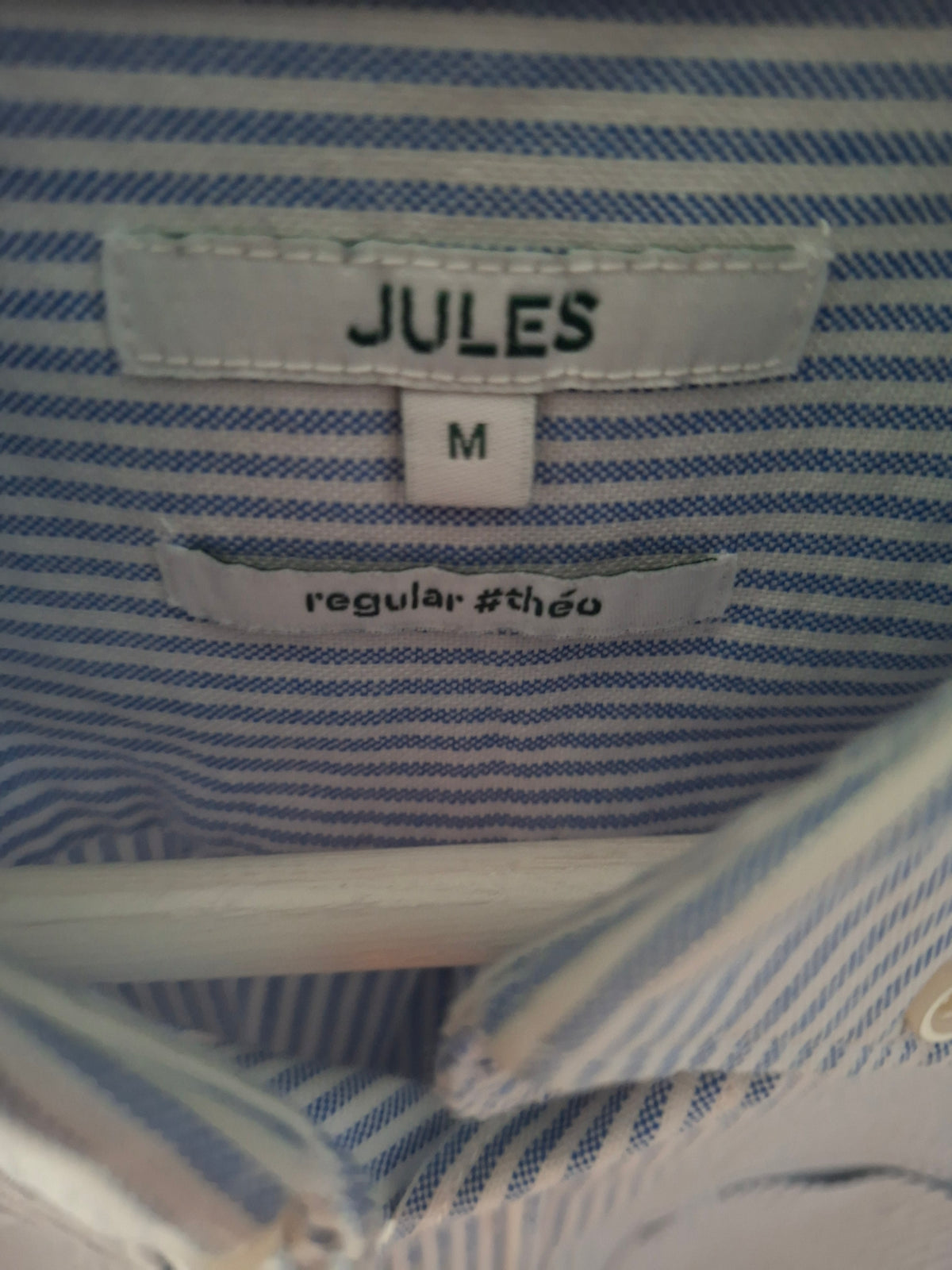 Chemise regular oxford à rayures coton