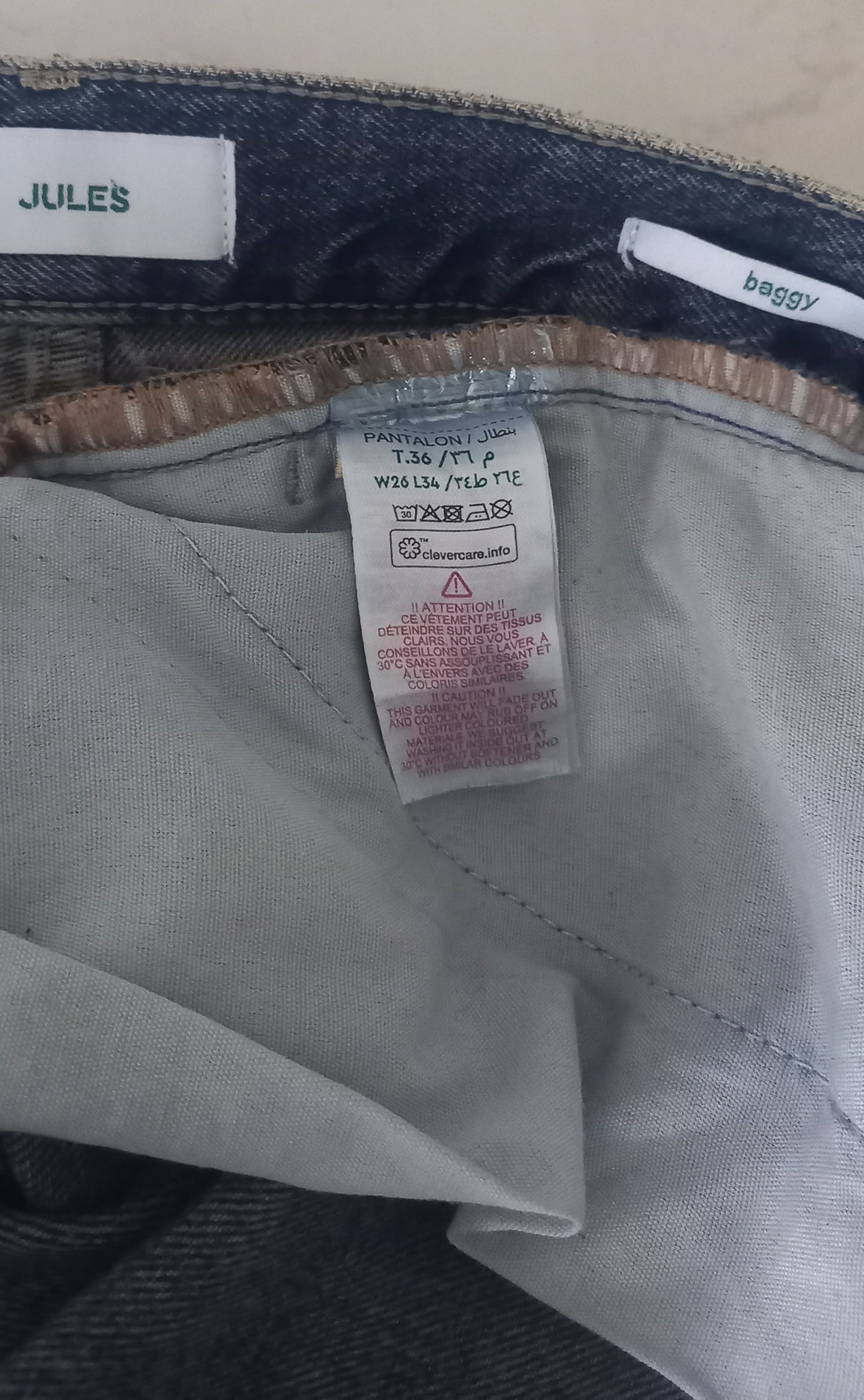 Jeans baggy T36