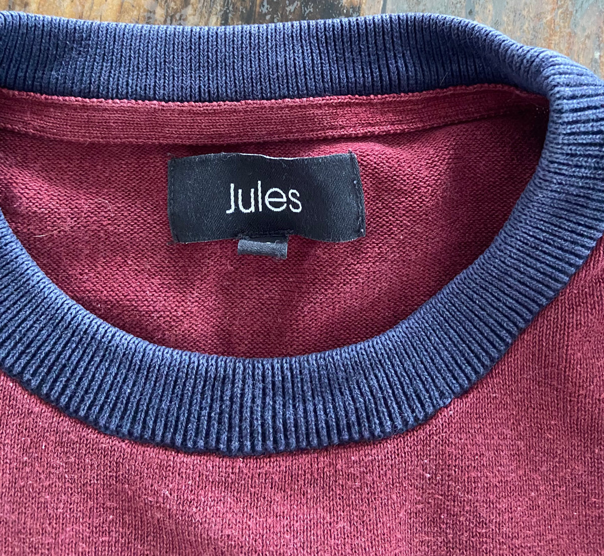 Pull jersey colorblock poche
