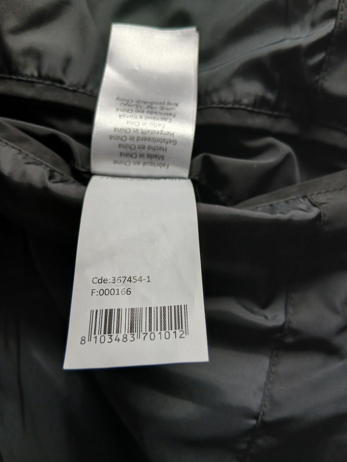 Blouson col montant type biker
