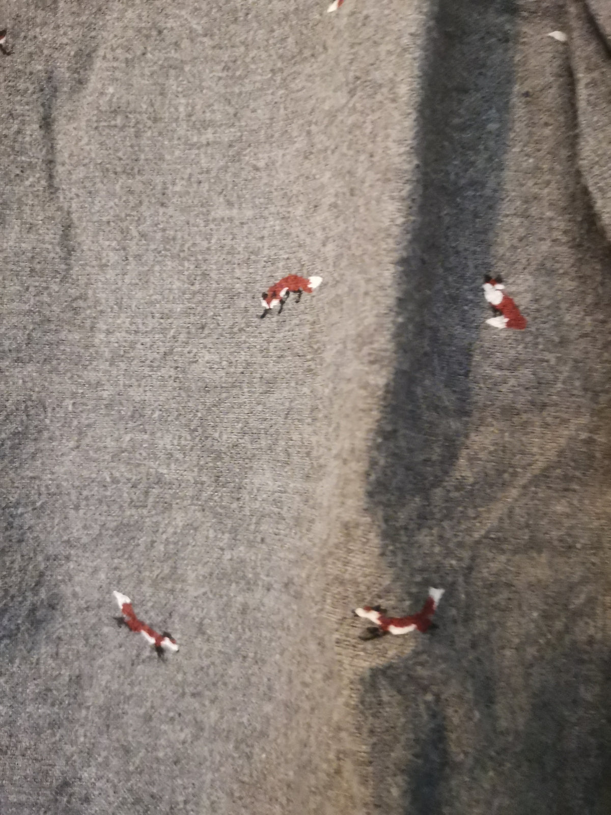 Chemise regular motifs renards