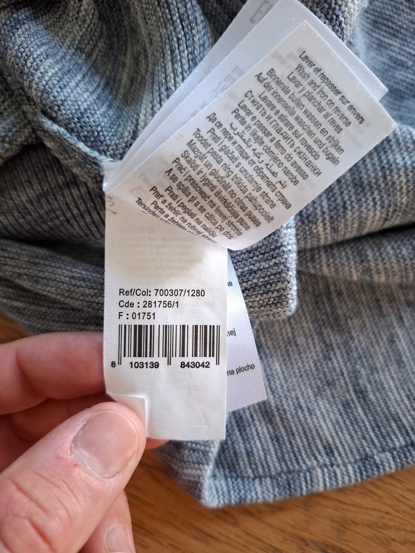 Pull col châle jeu de points