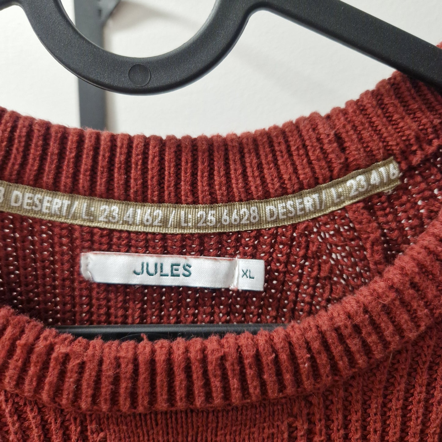 Pull col rond grosse maille