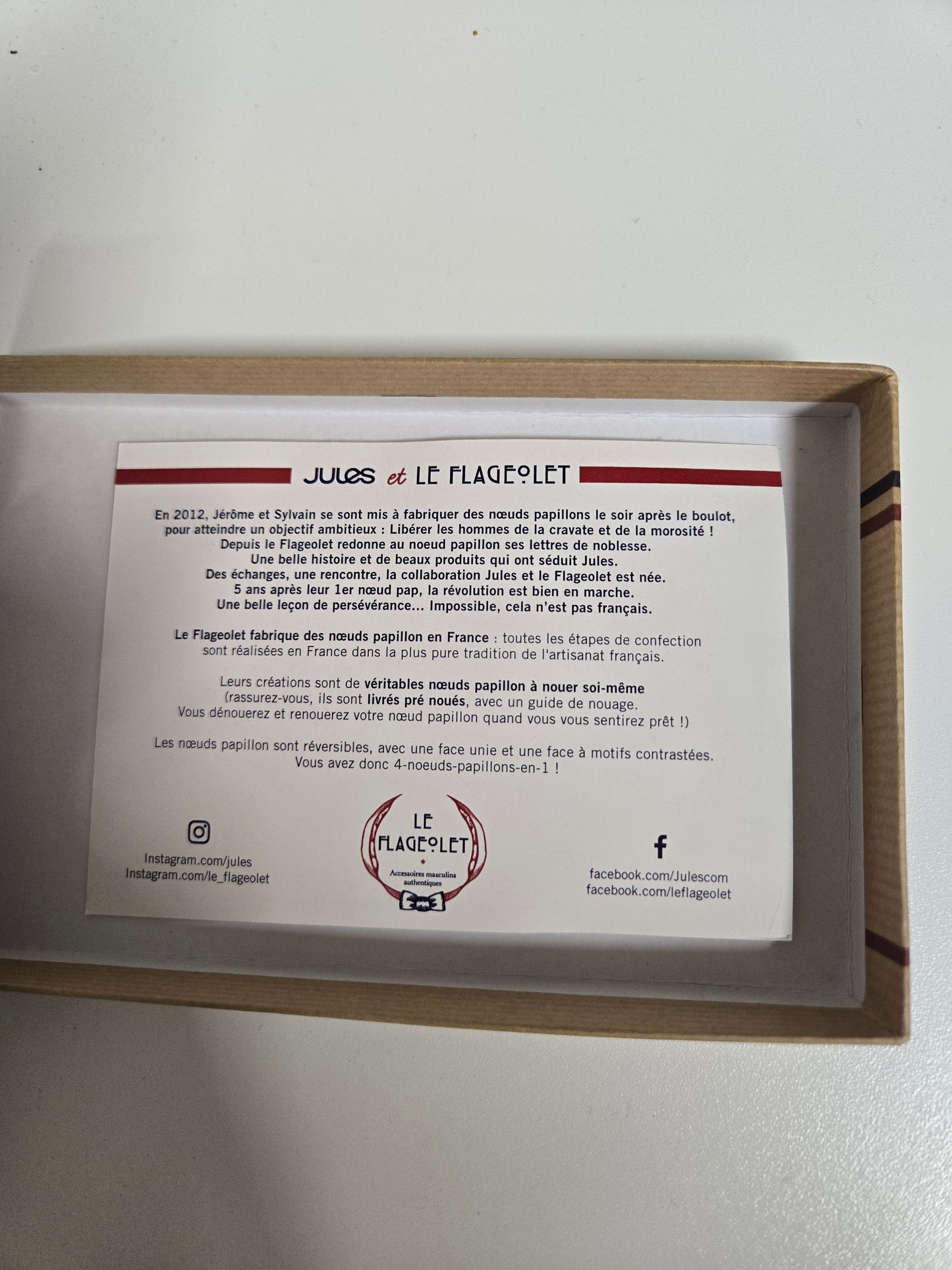 Nœud papillon made in France