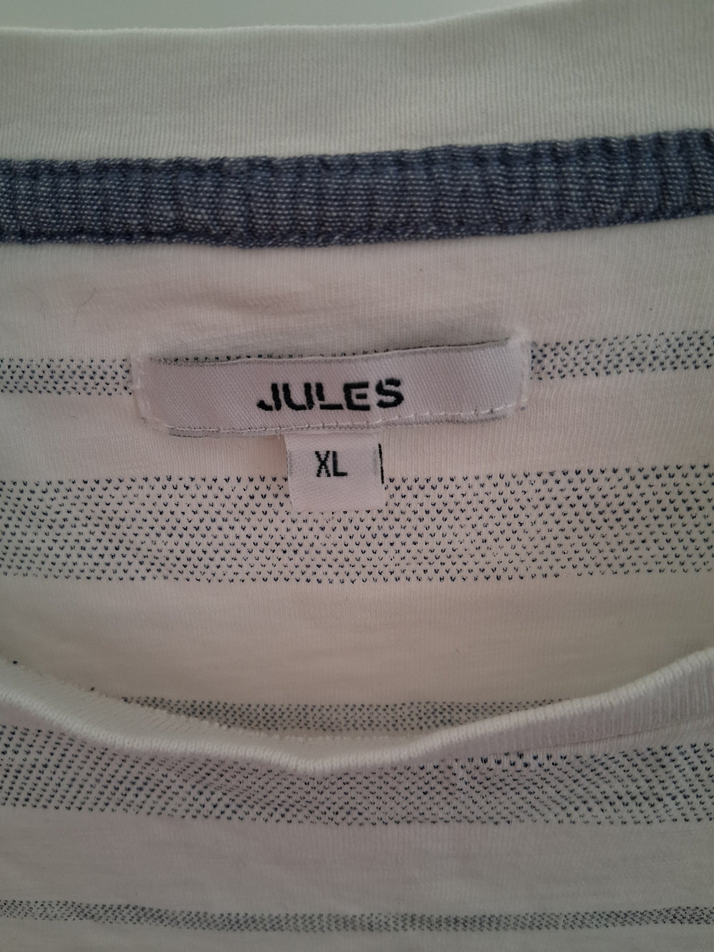 Tee-shirt print jacquard coton issu de l