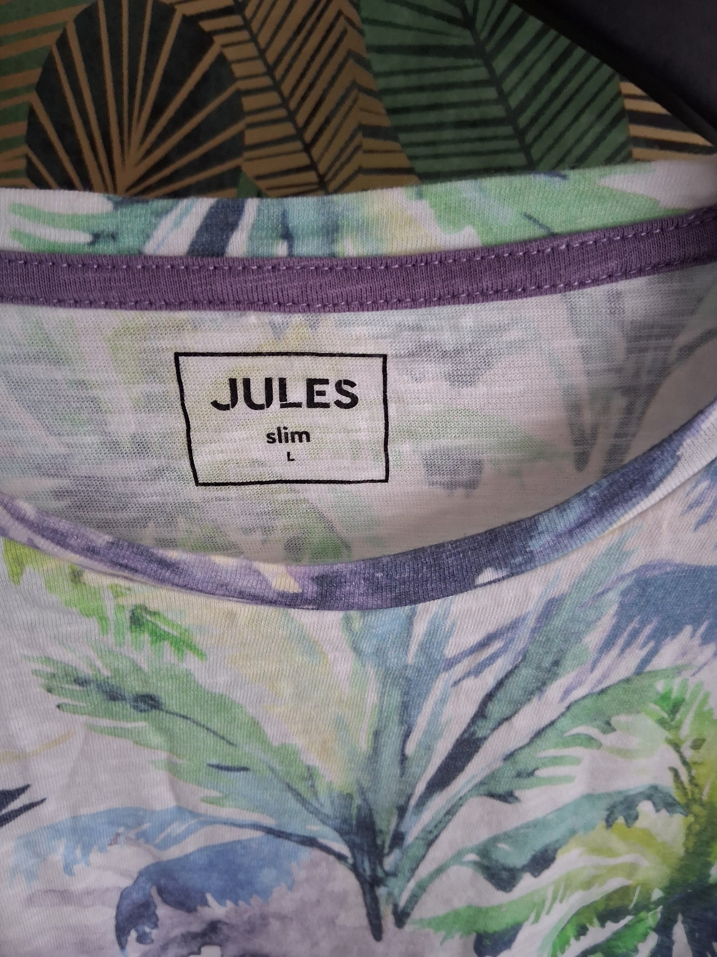 Tee shirt imprimé palmiers