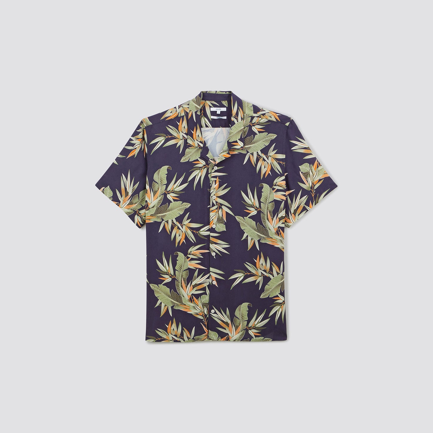 Chemisette hawaïenne regular imprimée viscose Ecovero