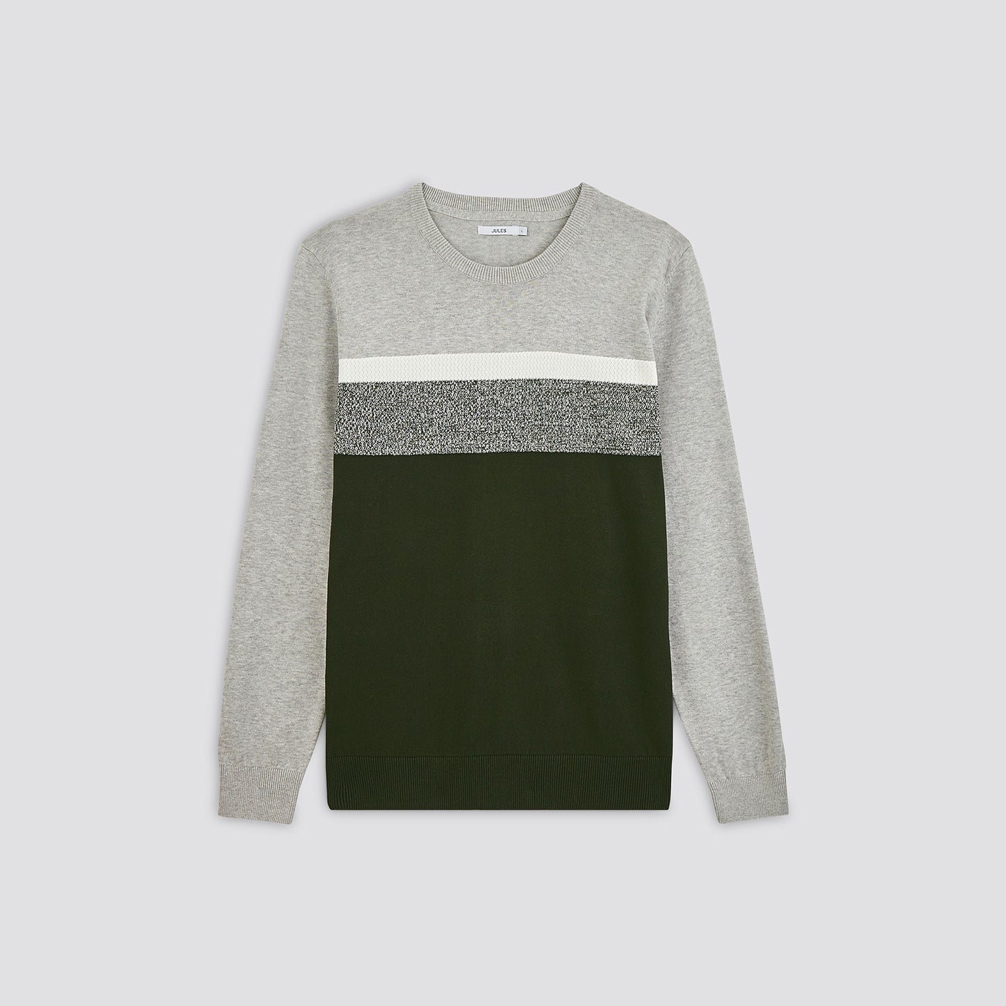 PULL COL ROND A RAYURES