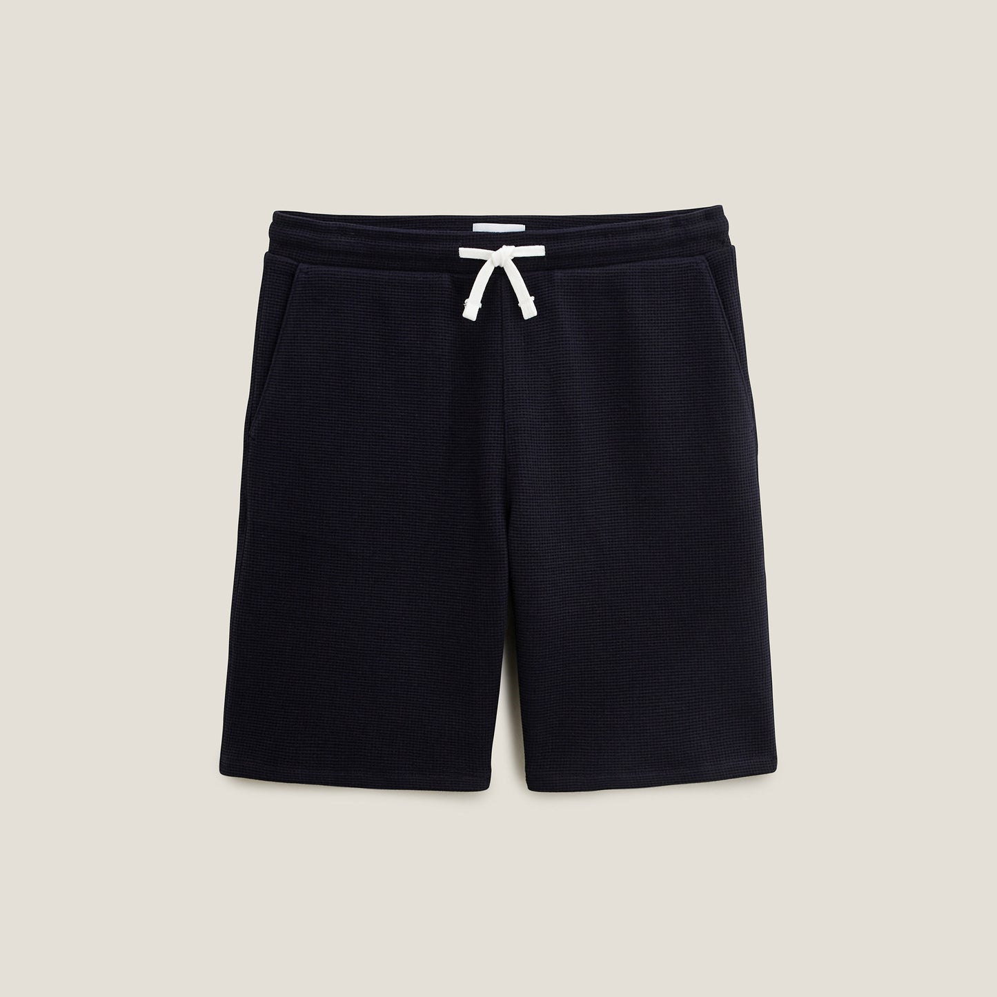 Bermuda en molleton gaufré