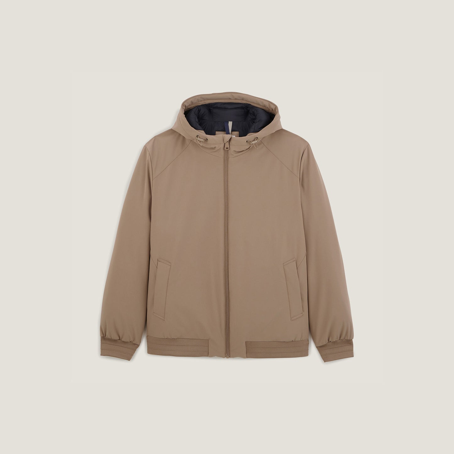 Blouson zippé à capuche