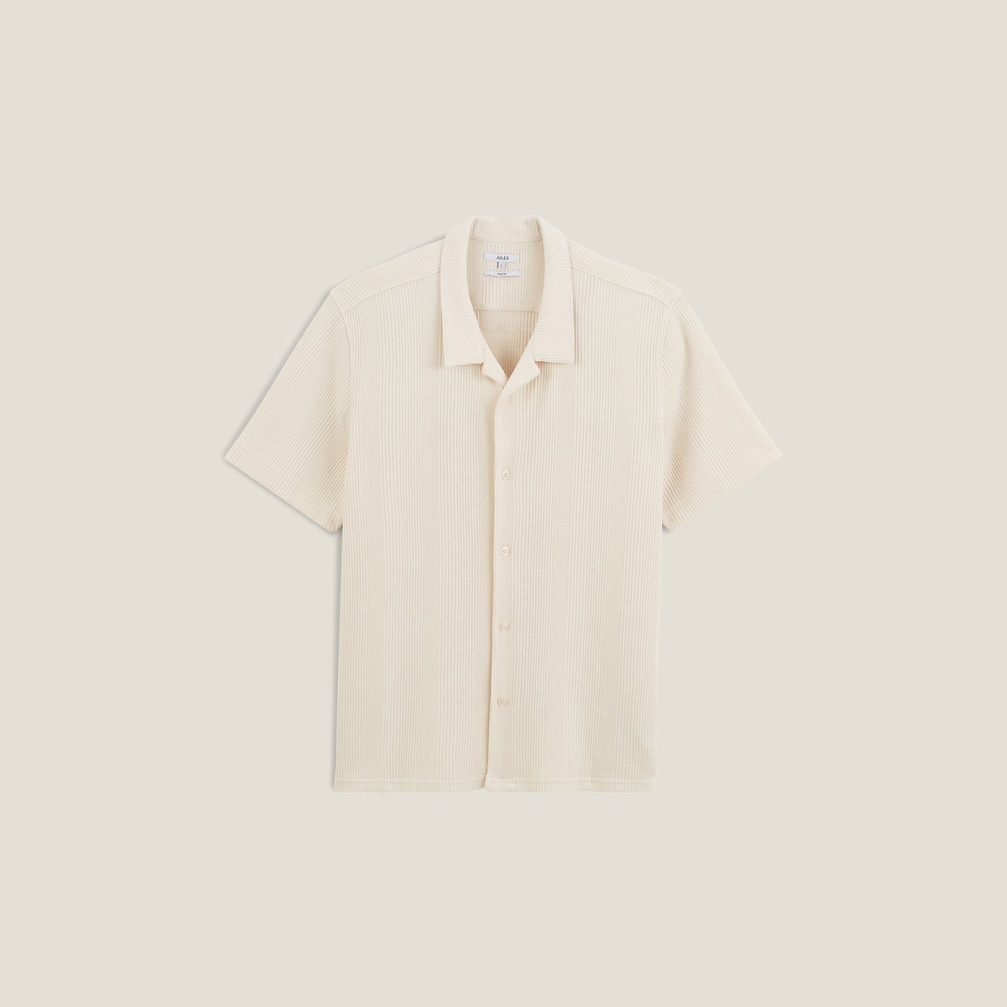 Chemisette en coton matière gaufrée