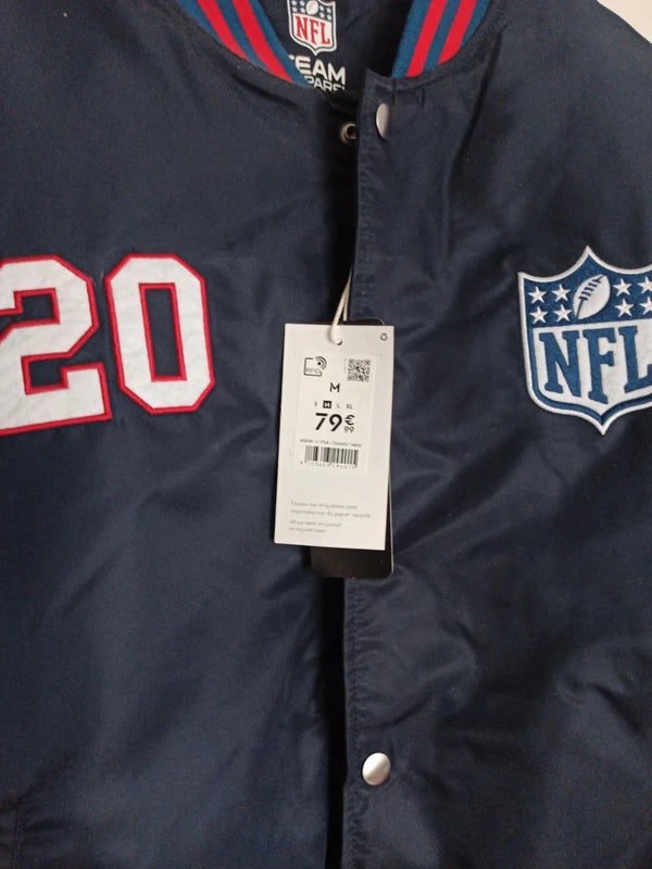 Veste NFL bleue marine & rouge