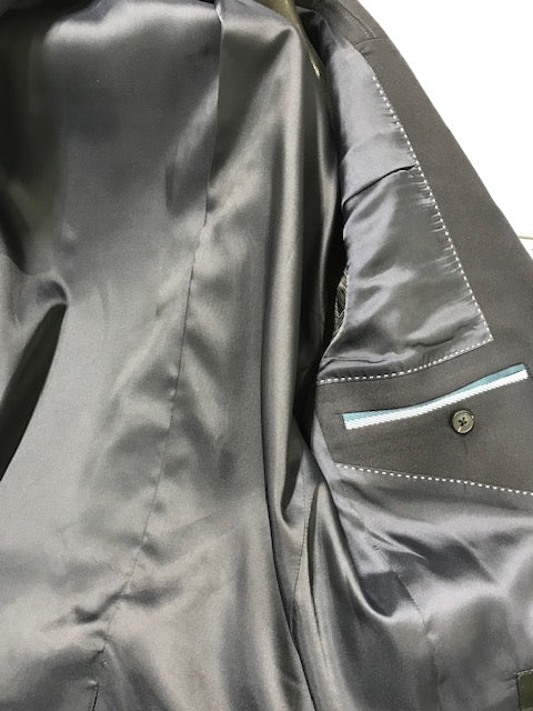 Veste de costume slim - Bleu foncé