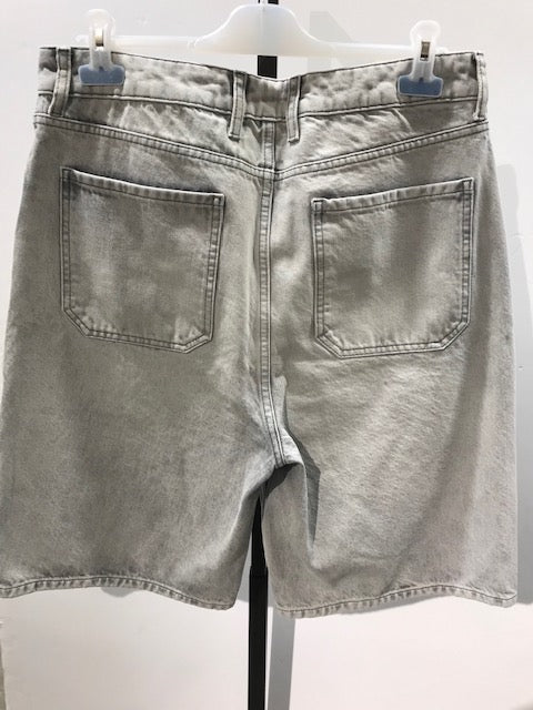 Short en jean long - Gris moyen