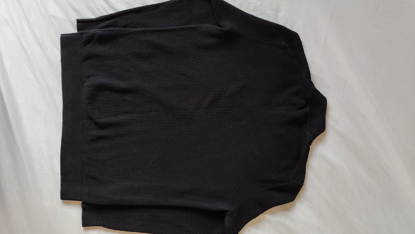 Pull col cheminée maille fantaisie