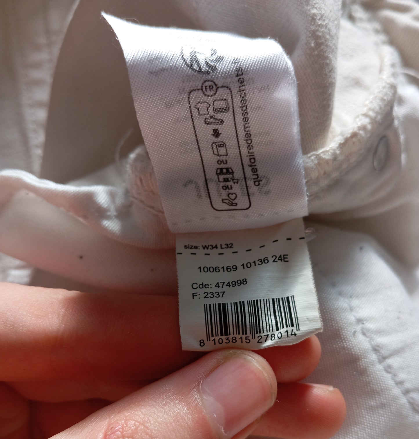 Jeans Crème
