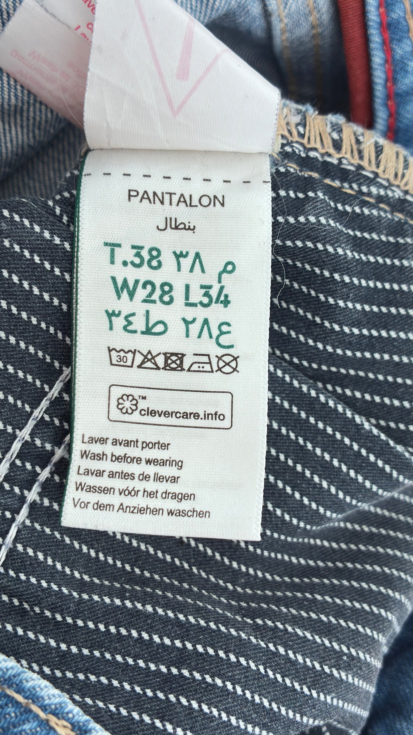 Jean straight 3 longueurs