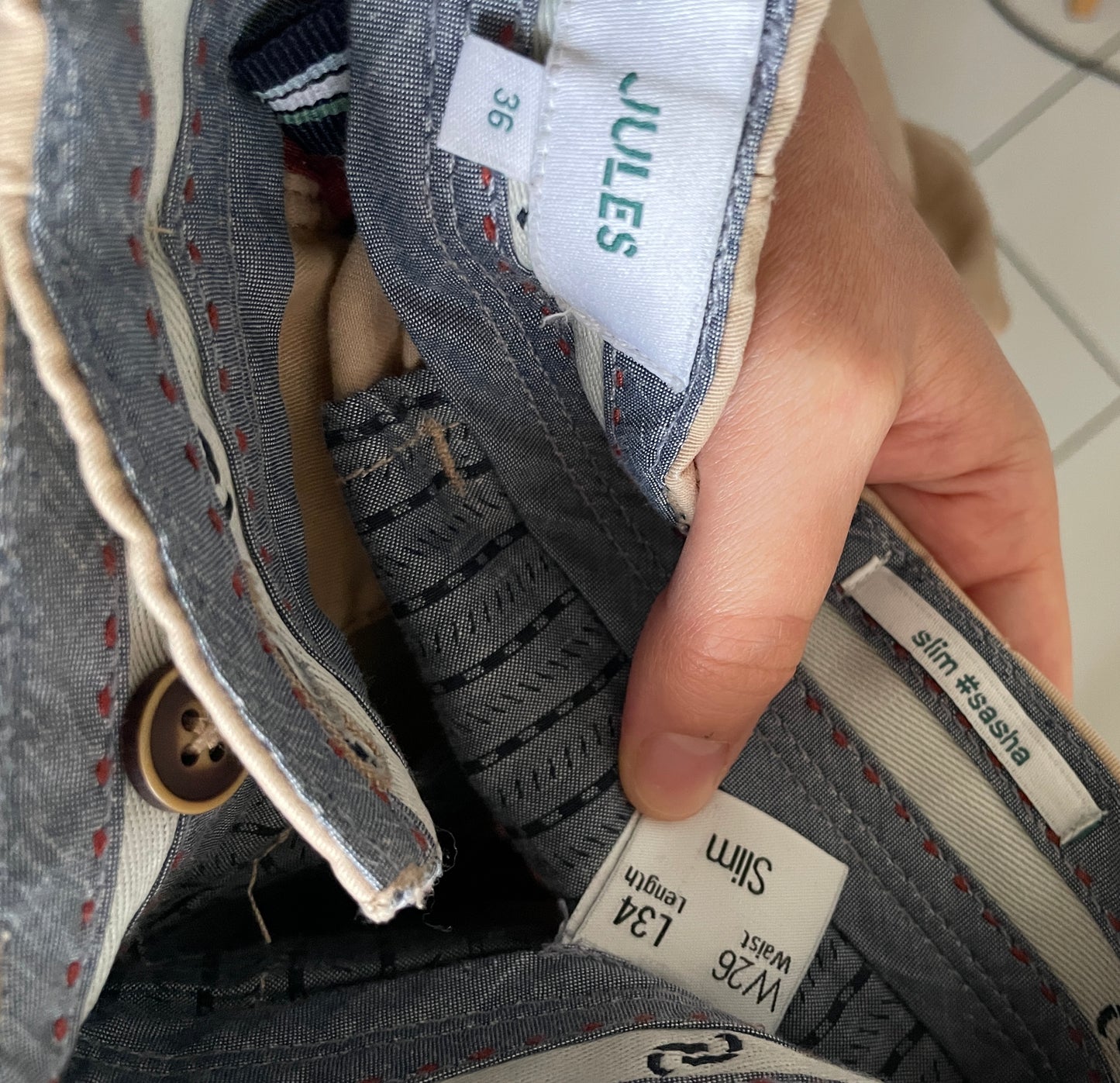 Sasha Chino slim coton issu de l'agricul